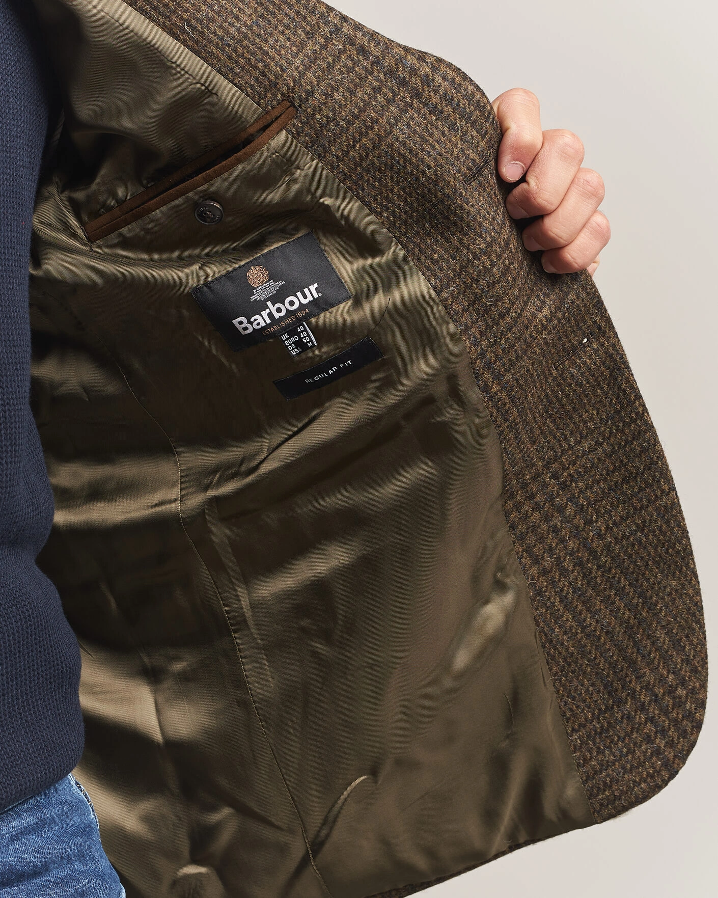 Herr | Kavajer | Barbour Lifestyle | Bryson Moons Check Blazer Brown