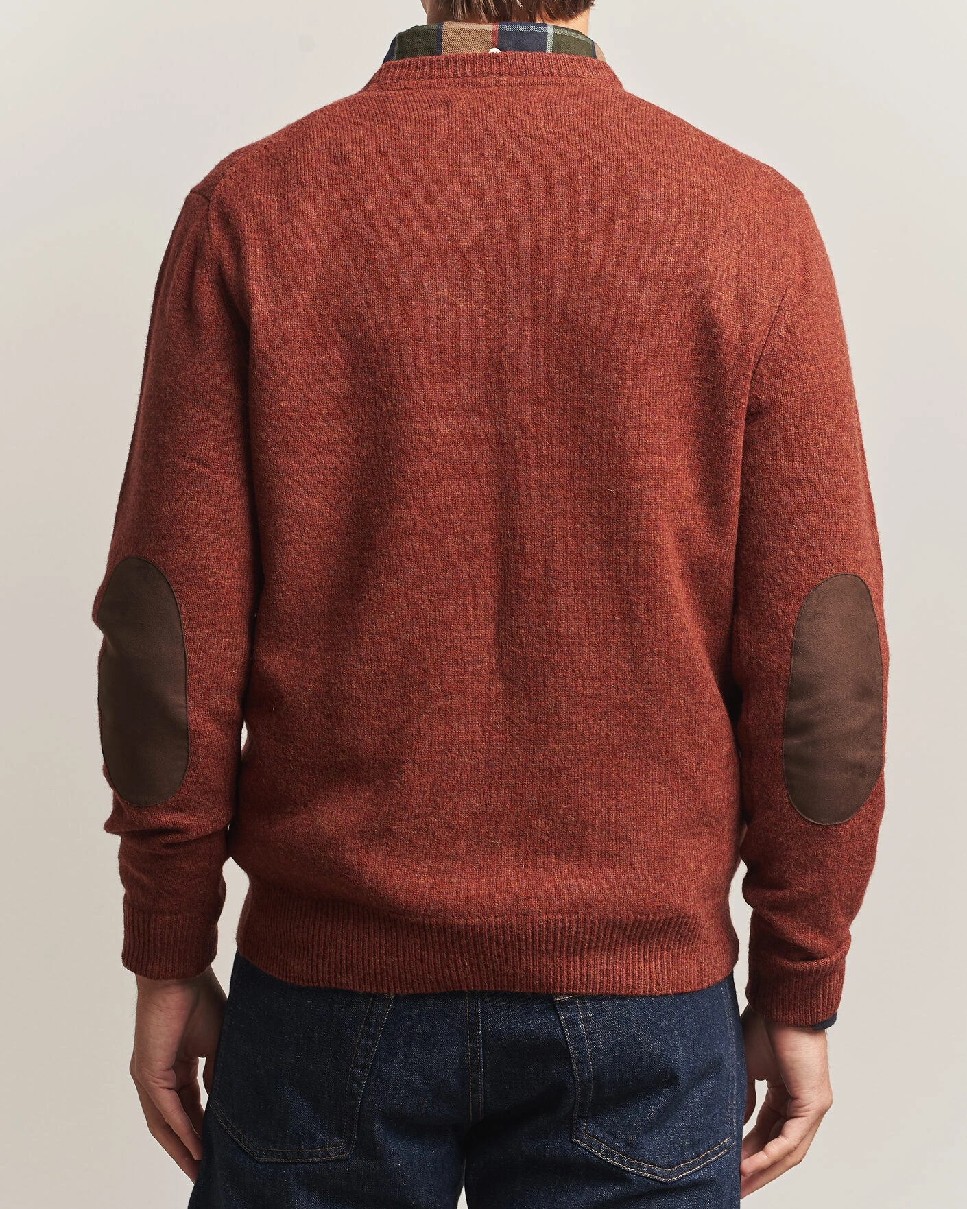 Herr | Tröjor | Barbour Lifestyle | Patch Crew Russet