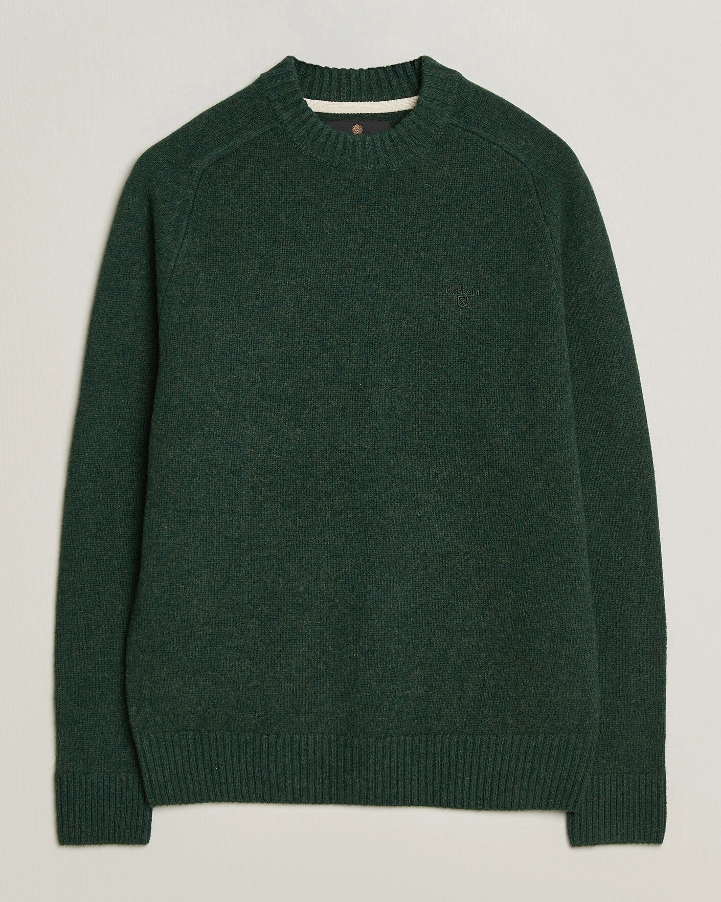 Herr | Tröjor | Barbour Lifestyle | Newtown Lambswool Crewneck Sage