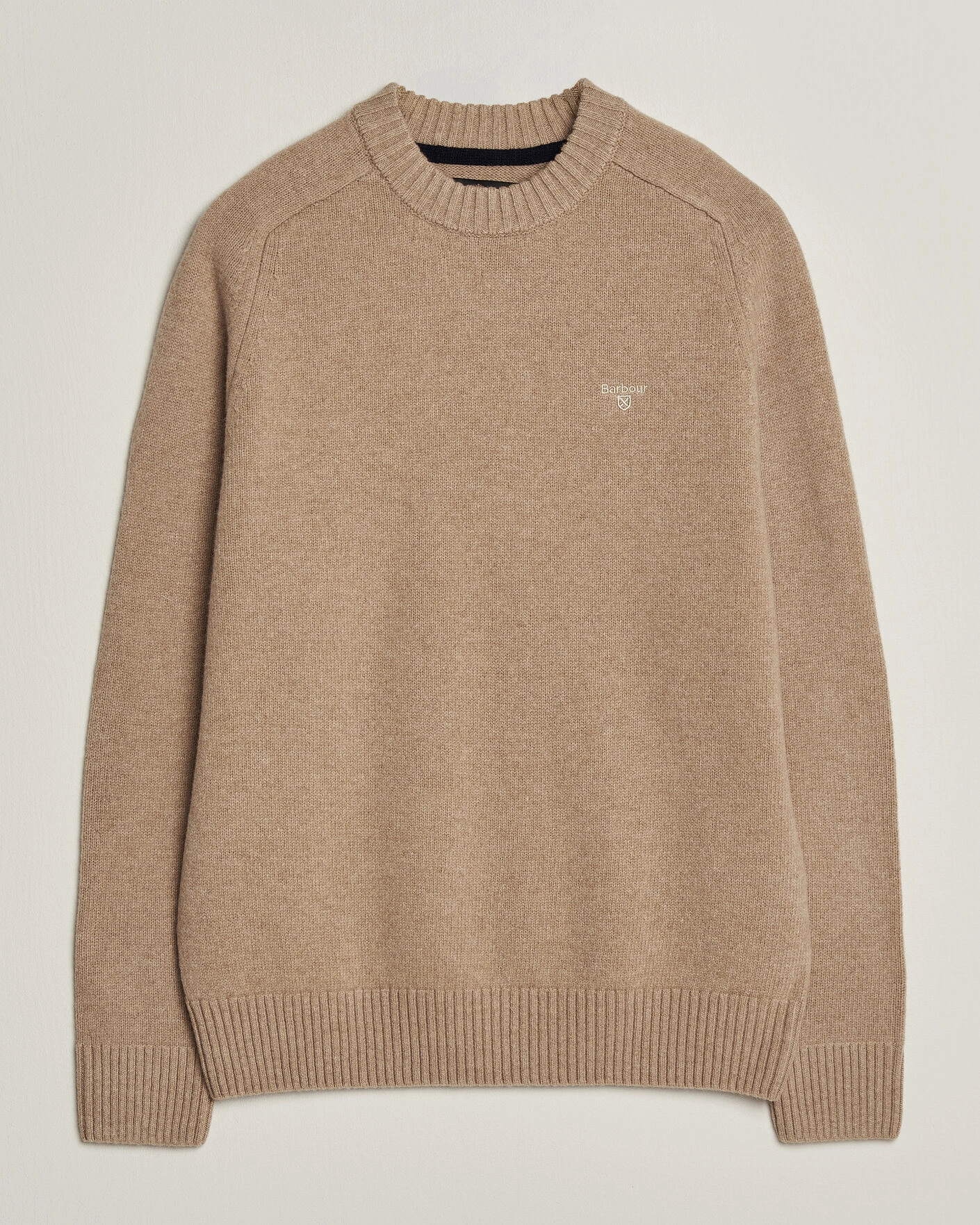 Herr | Tröjor | Barbour Lifestyle | Newtown Lambswool Crewneck Stone