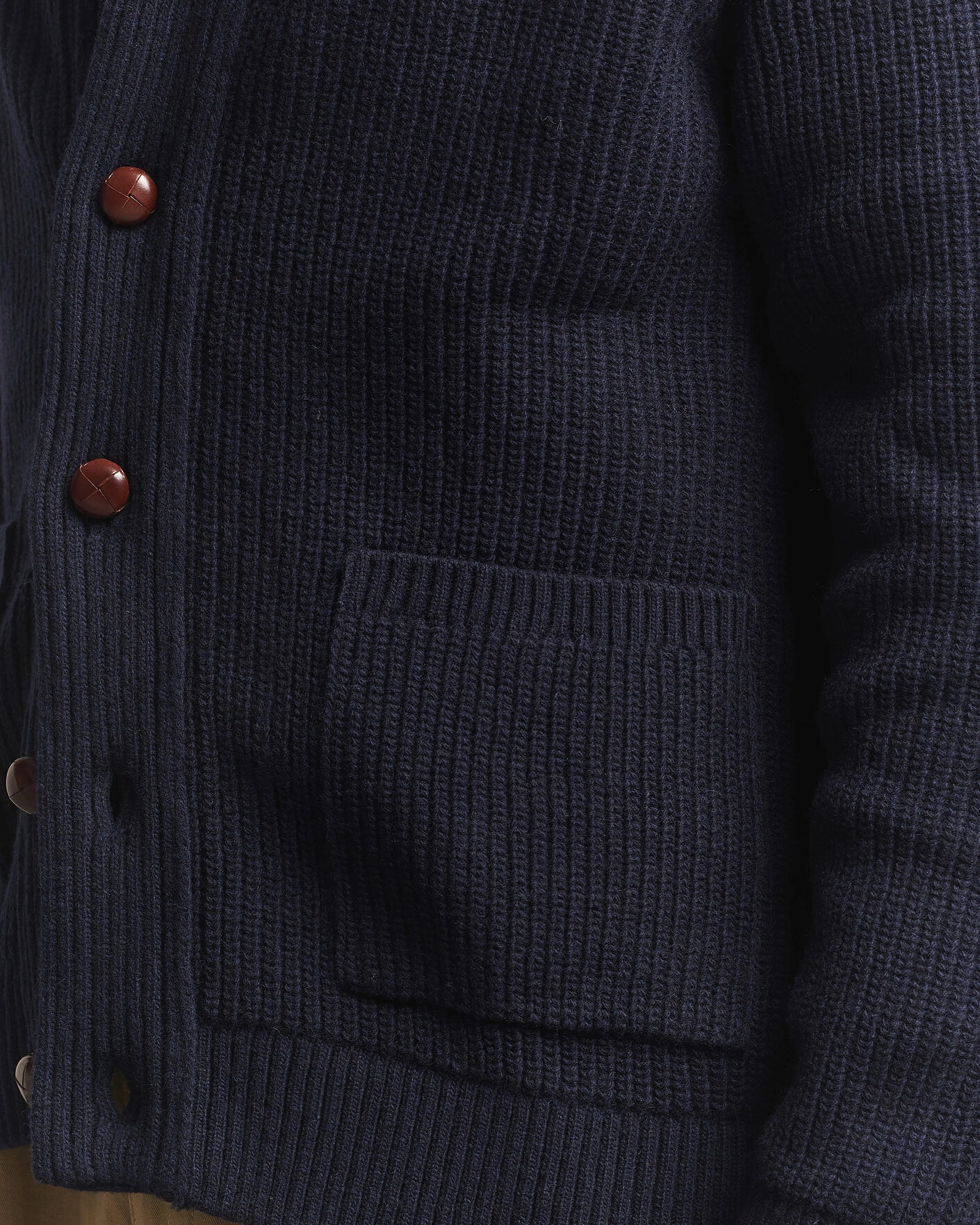Herr | Tröjor | Barbour Lifestyle | Hartland Knitted Shawl Cardigan Navy