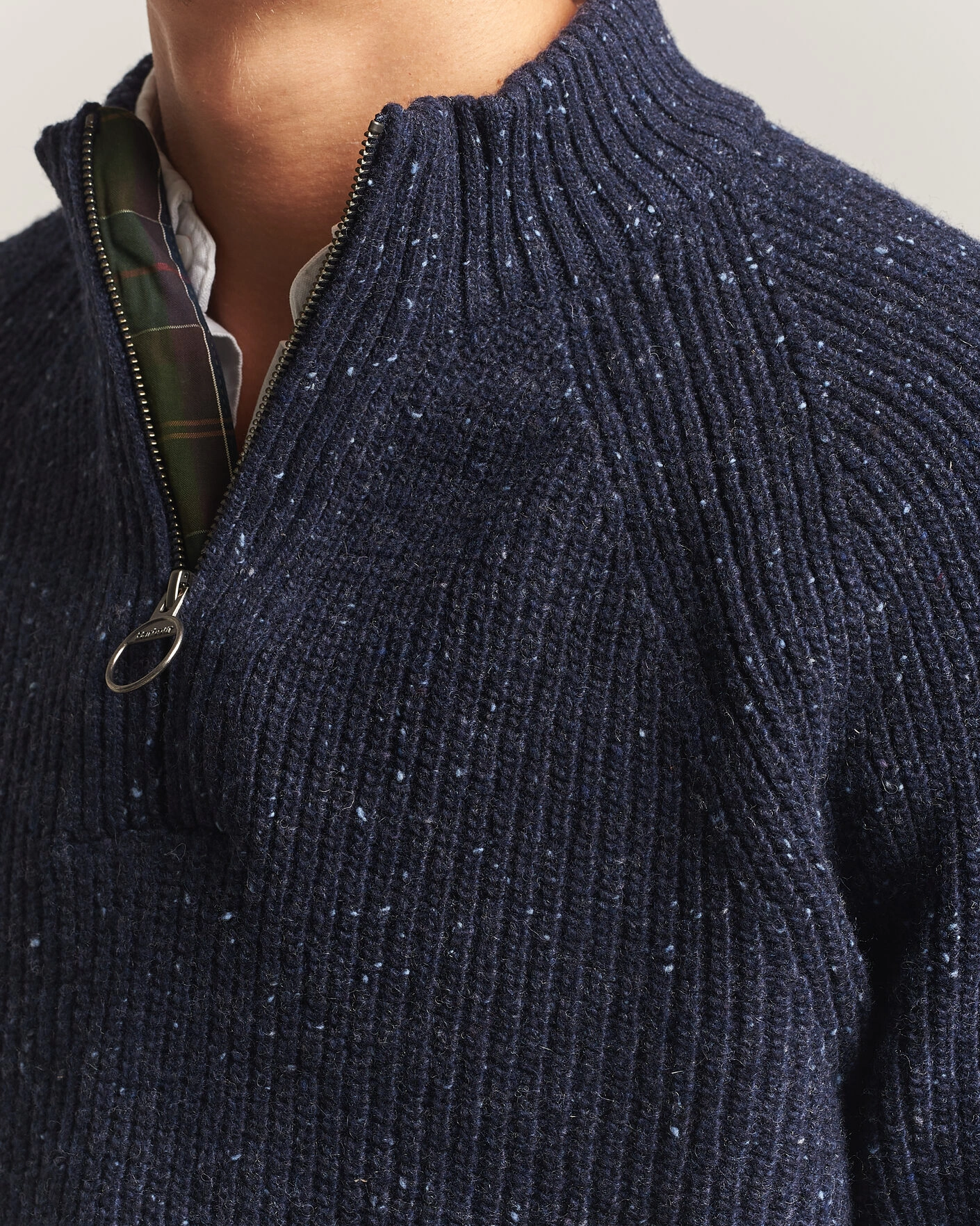 Herr | Tröjor | Barbour Lifestyle | Essentials Donegal Half Zip Navy