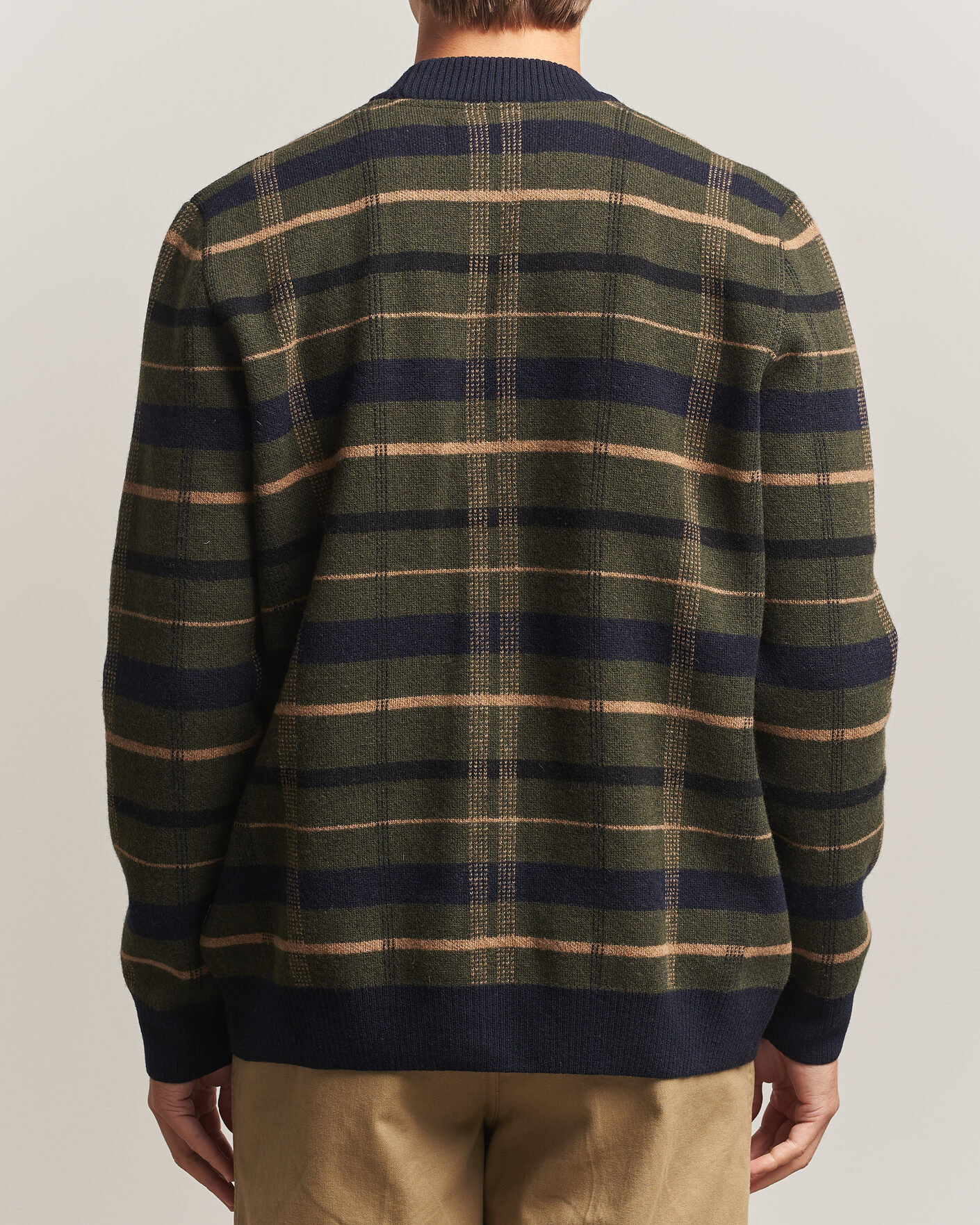 Herr | Tröjor | Barbour Lifestyle | Kane Knitted Cardigan Navy