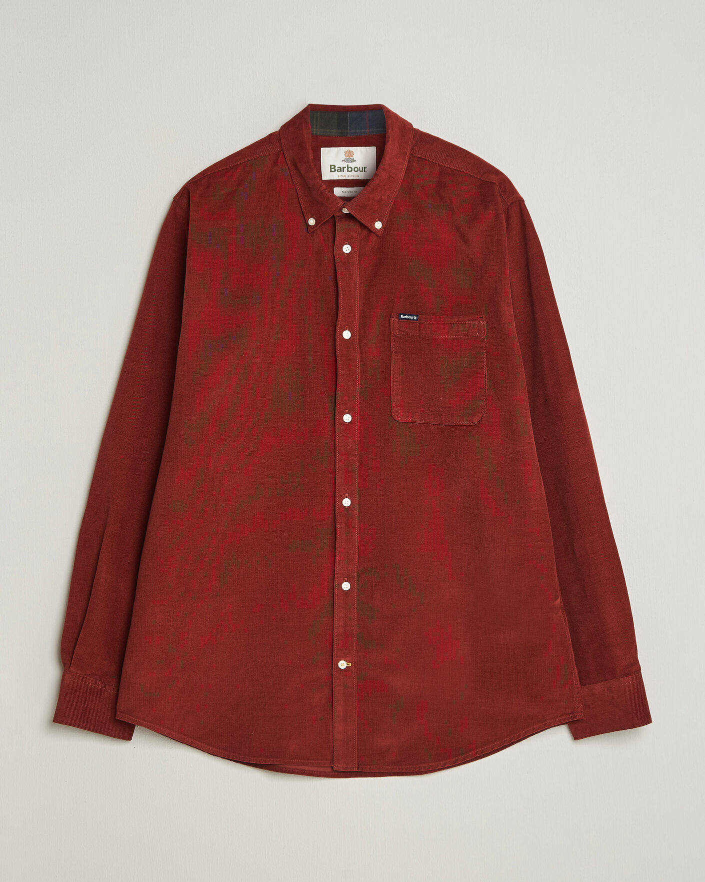 Herr | Skjortor | Barbour Lifestyle | Ramsey Corduroy Shirt Russet Brown