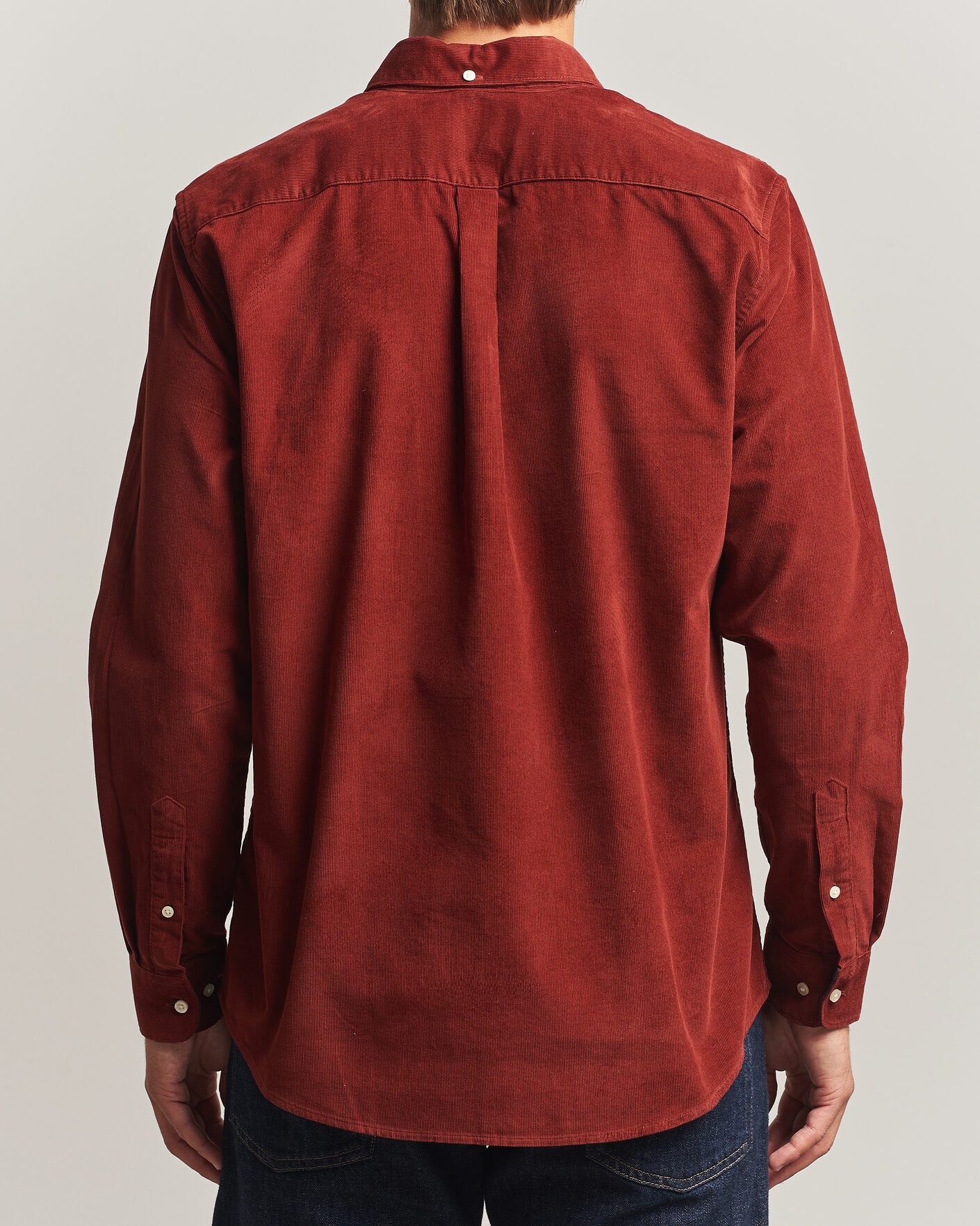 Herr | Skjortor | Barbour Lifestyle | Ramsey Corduroy Shirt Russet Brown