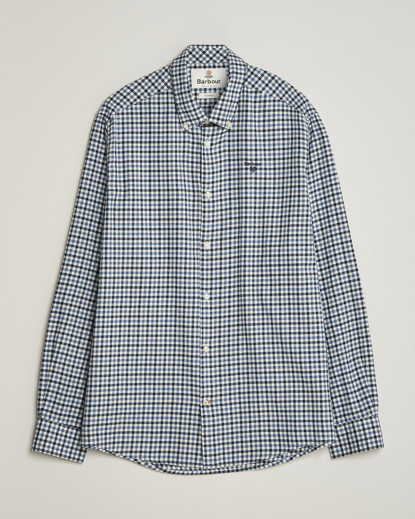 Herr | Skjortor | Barbour Lifestyle | Flannel Check Shirt Shadow Classic