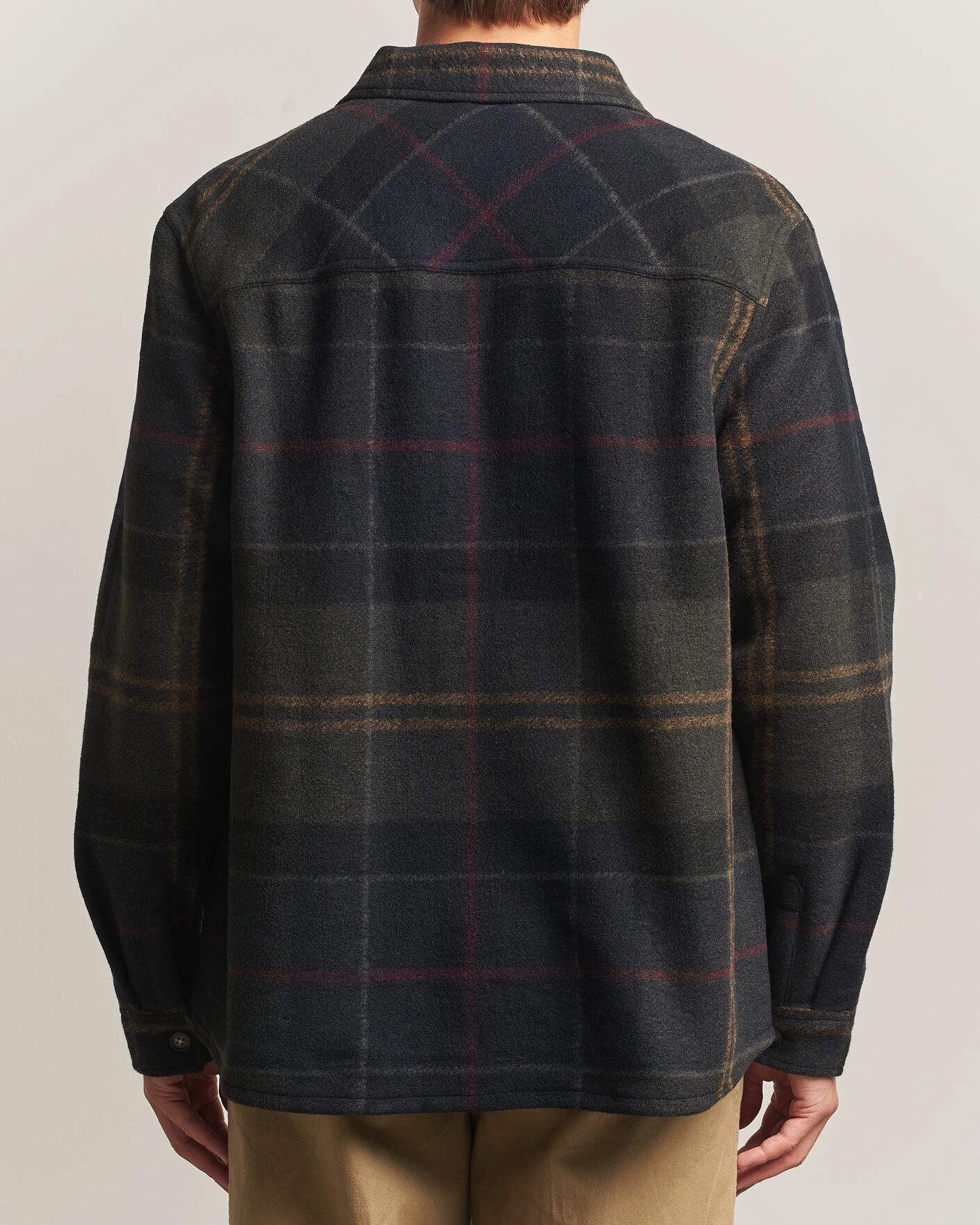 Herr | Skjortor | Barbour Lifestyle | Woodlane Brushed Check Overshirt Shadow Classic