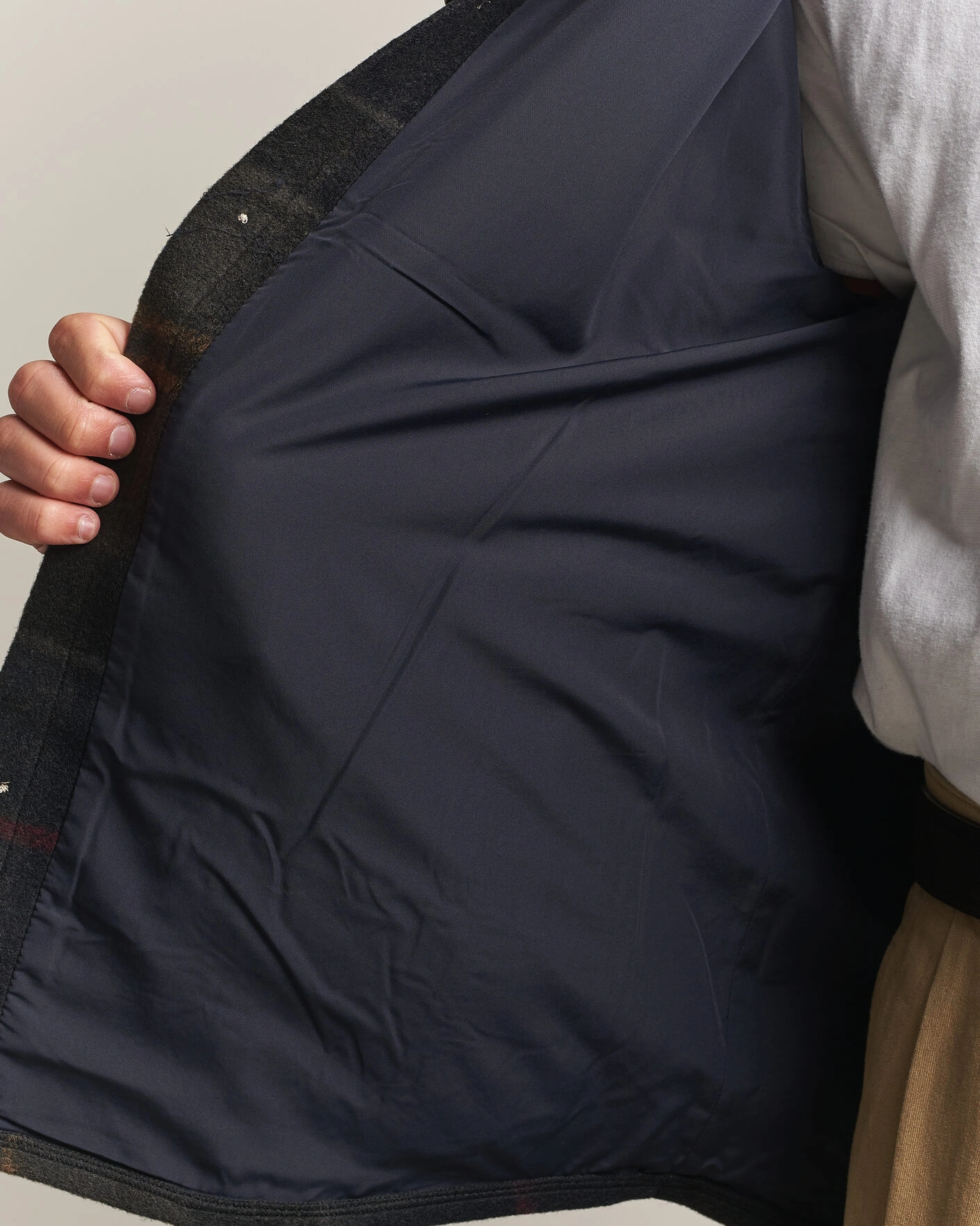 Herr | Skjortor | Barbour Lifestyle | Woodlane Brushed Check Overshirt Shadow Classic