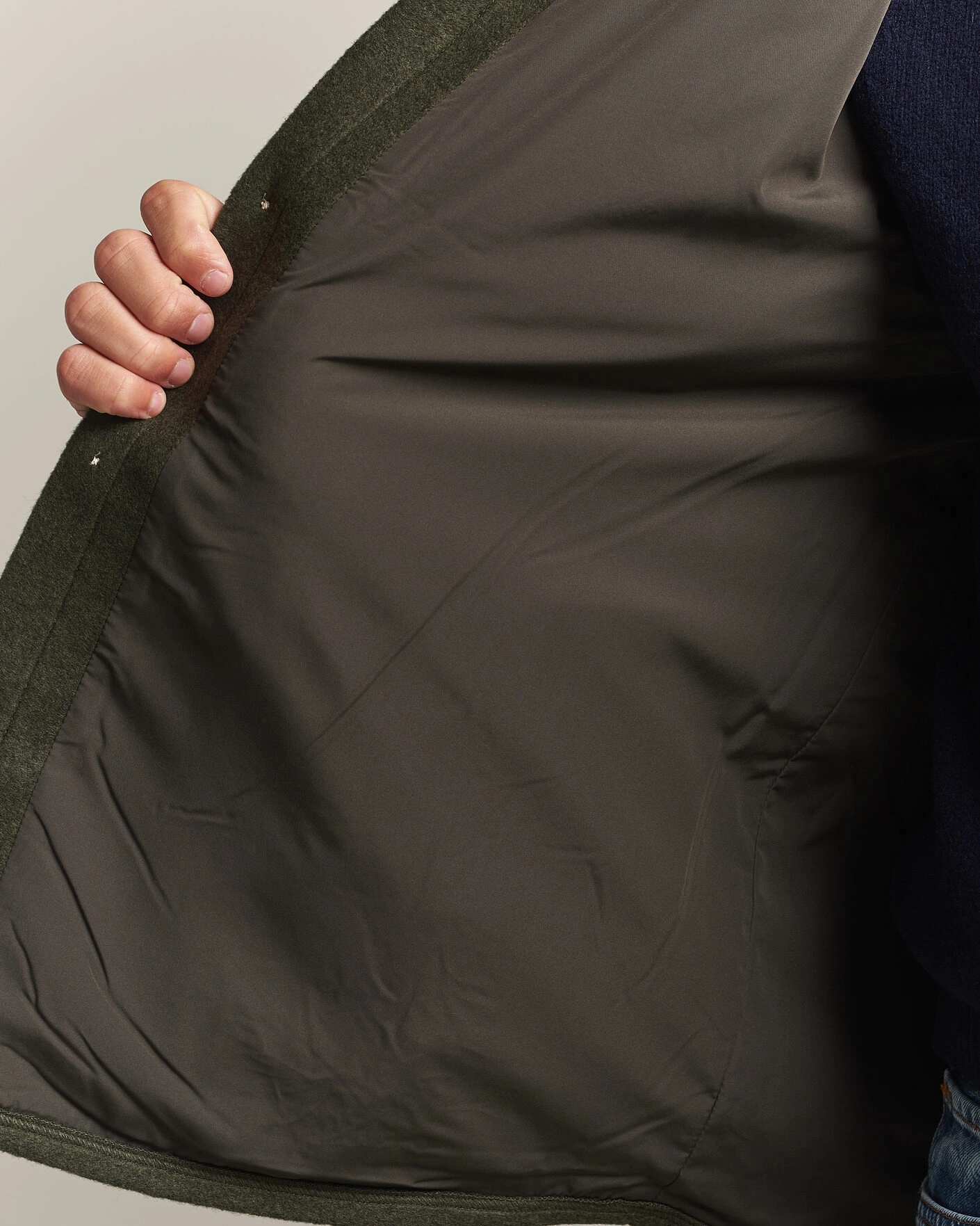 Herr | Skjortor | Barbour Lifestyle | Marltown Tailored Wool Blend Overshirt Sage