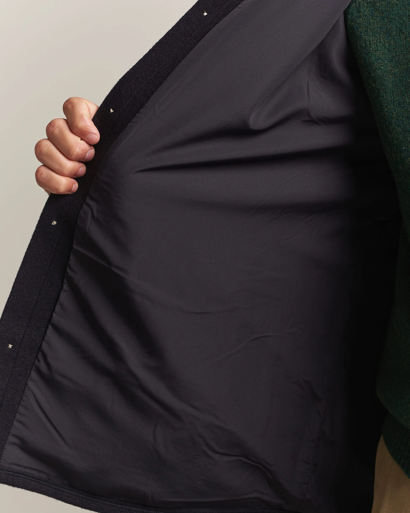Herr | Skjortor | Barbour Lifestyle | Marltown Tailored Wool Blend Overshirt Navy