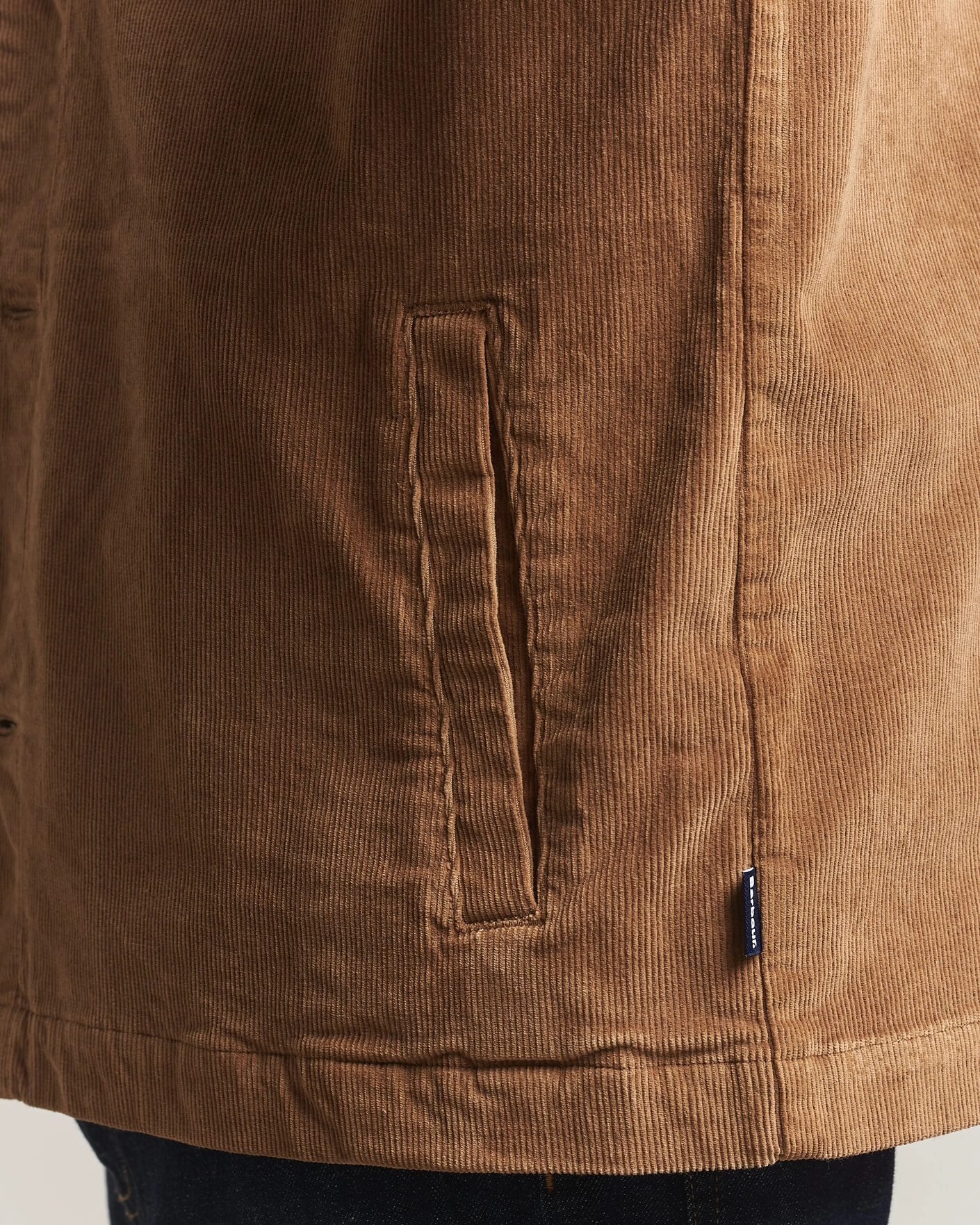 Herr | Skjortor | Barbour Lifestyle | Tartan Trimed Cord Overshirt Sandstone