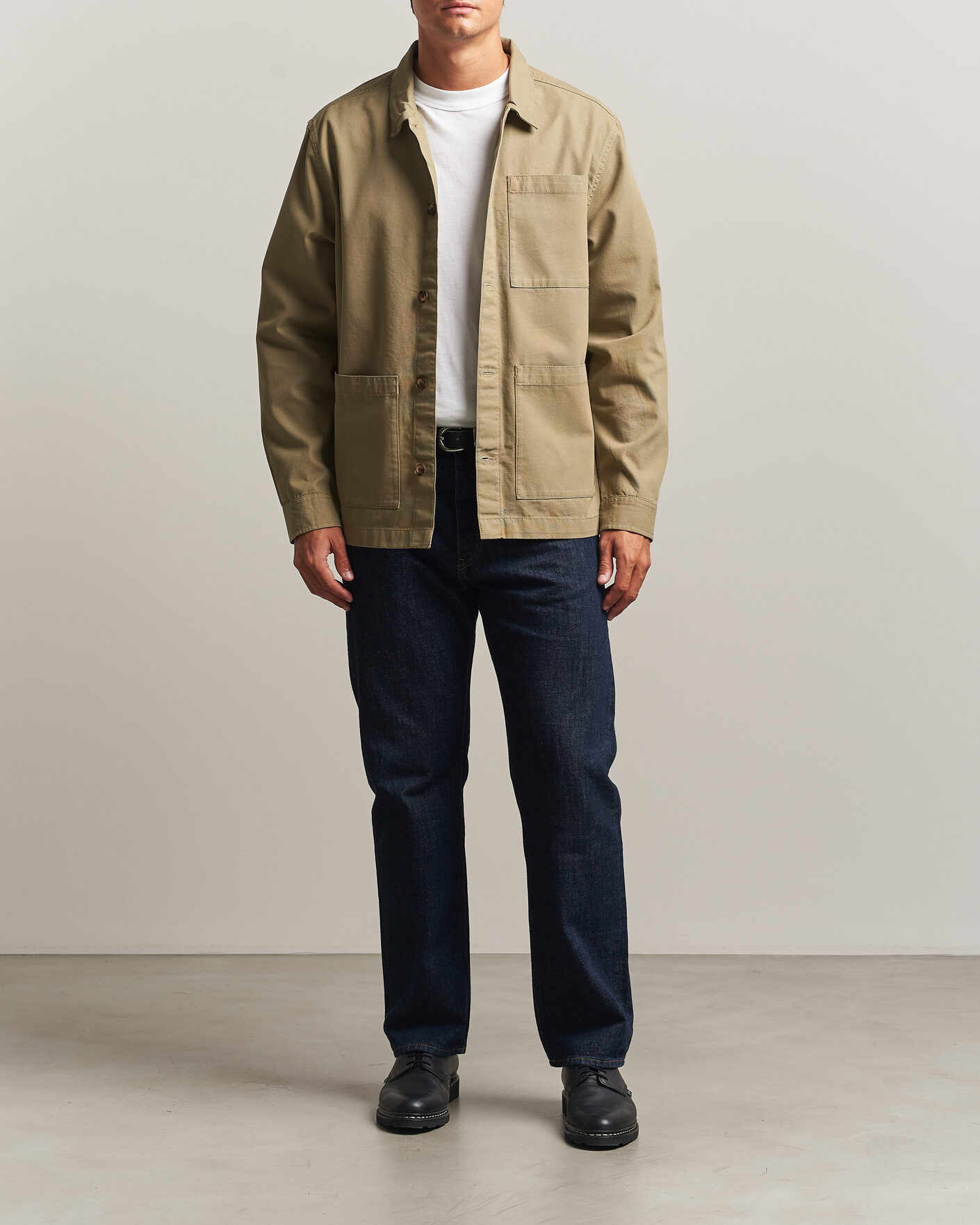 Herr | Skjortor | Barbour Lifestyle | Tartan trimed Washed Overshirt Mushroom