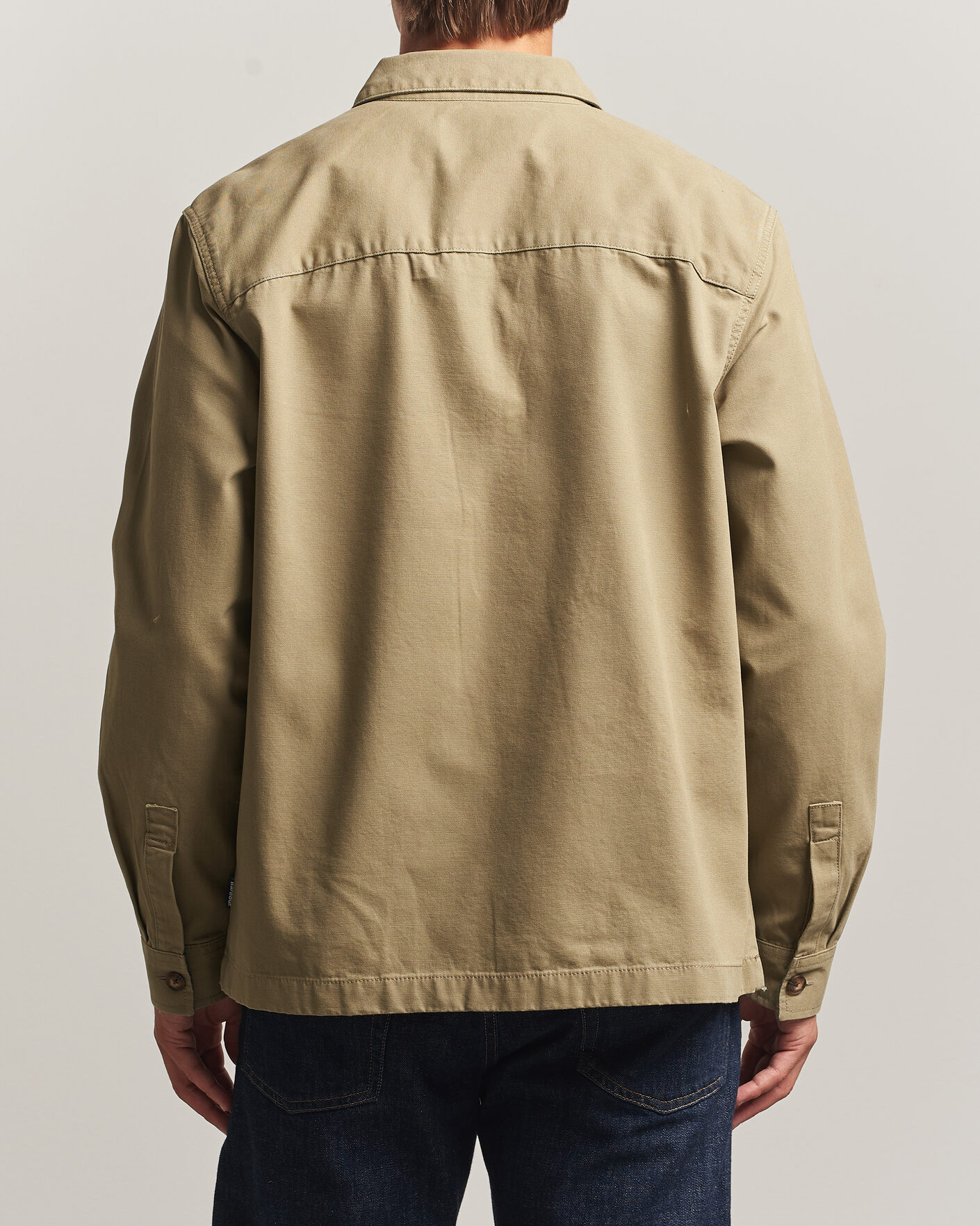 Herr | Skjortor | Barbour Lifestyle | Tartan trimed Washed Overshirt Mushroom