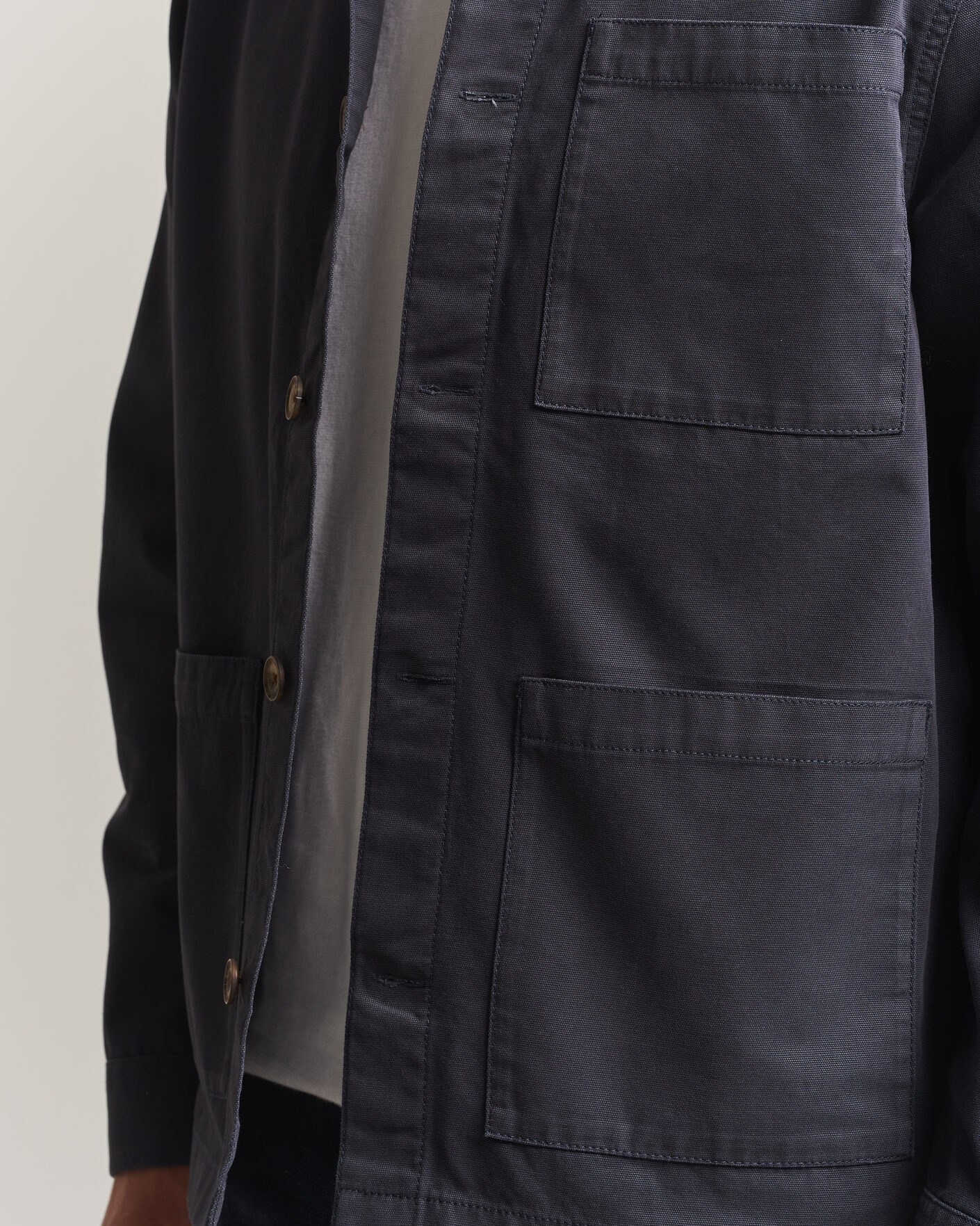 Herr | Skjortor | Barbour Lifestyle | Tartan trimed Washed Overshirt Dark Navy