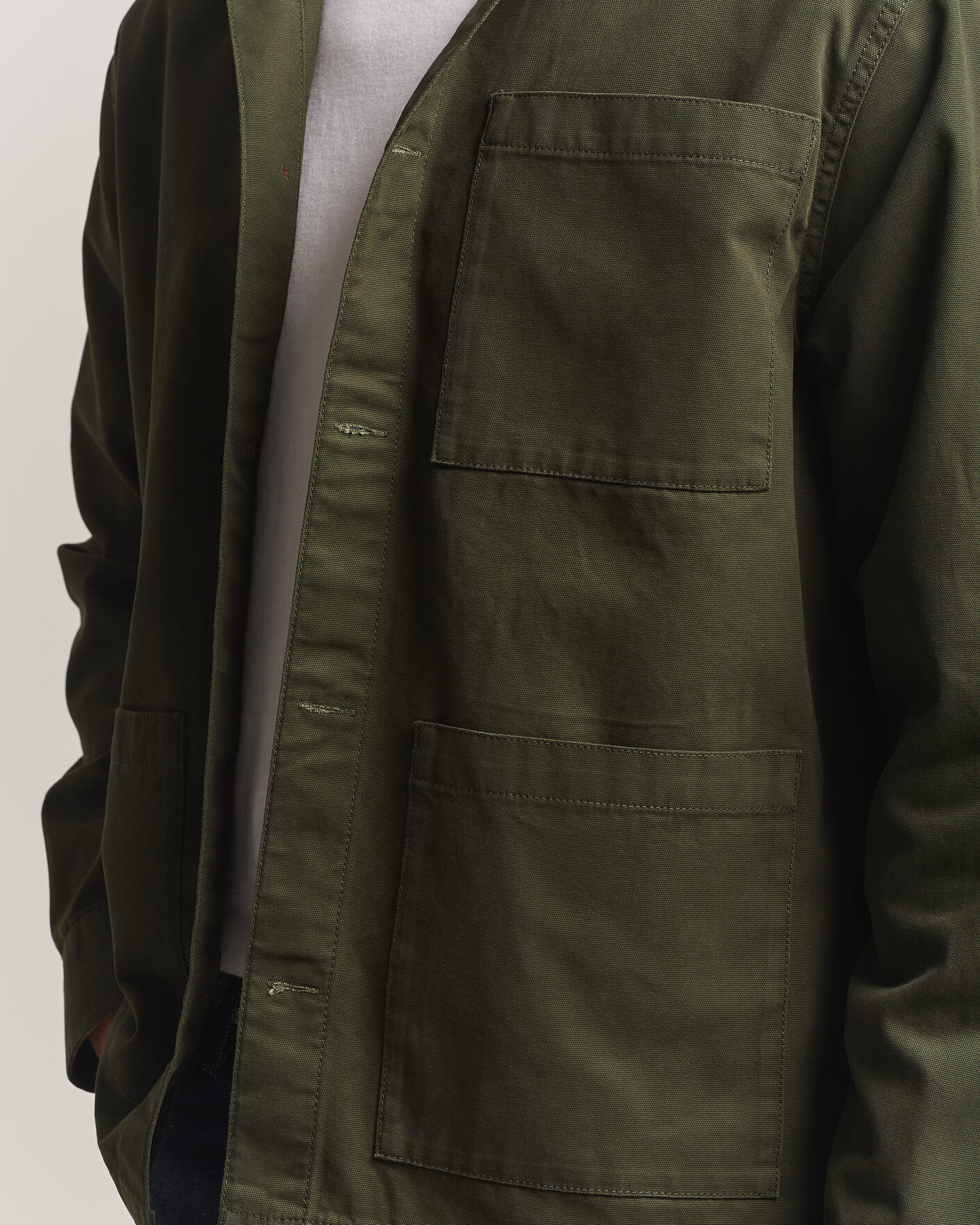 Herr | Skjortor | Barbour Lifestyle | Tartan trimed Washed Overshirt Sage