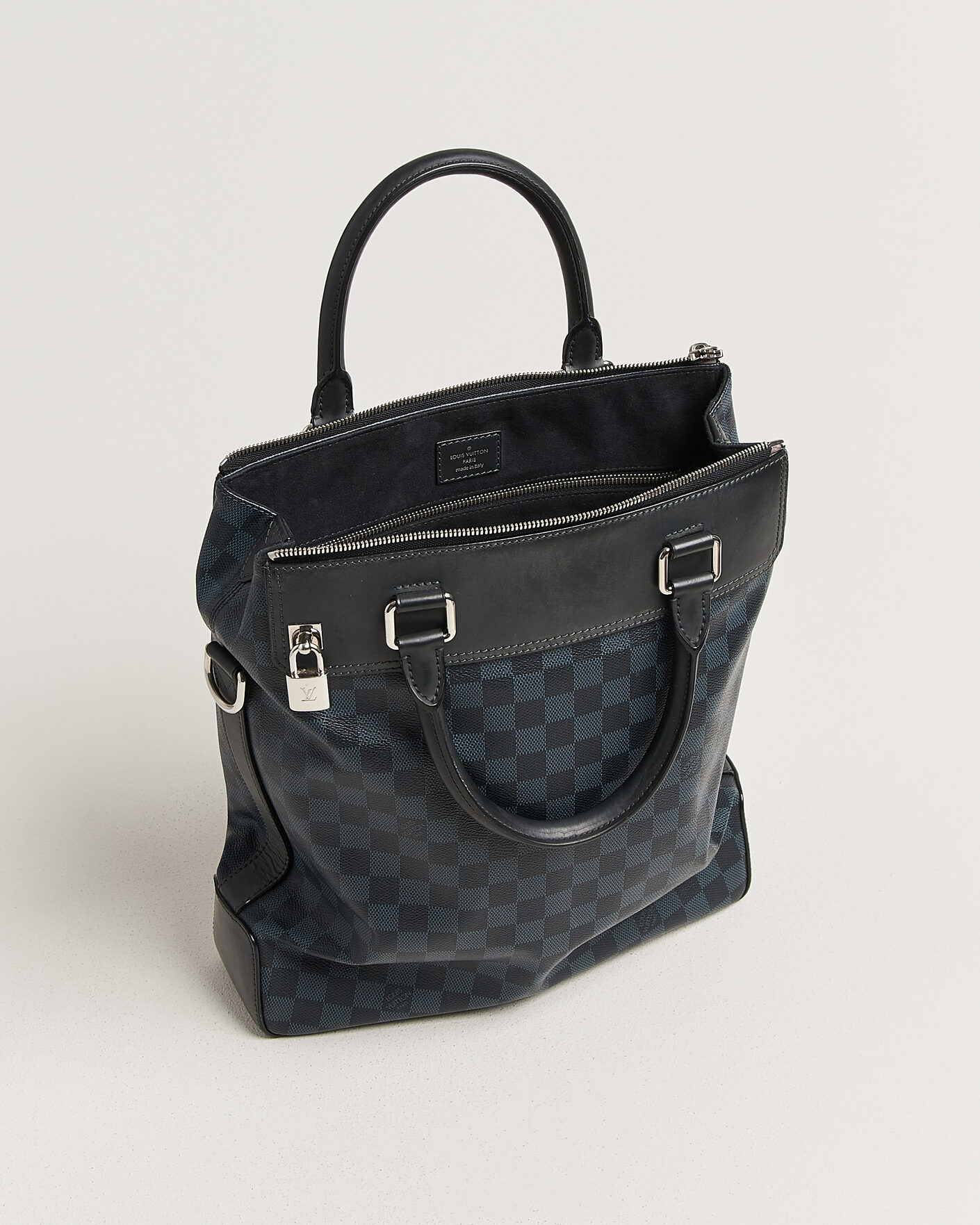 Herr | Pre-Owned & Vintage Bags | Louis Vuitton Pre-Owned | Greenwich Tote Bag Damier Cobalt