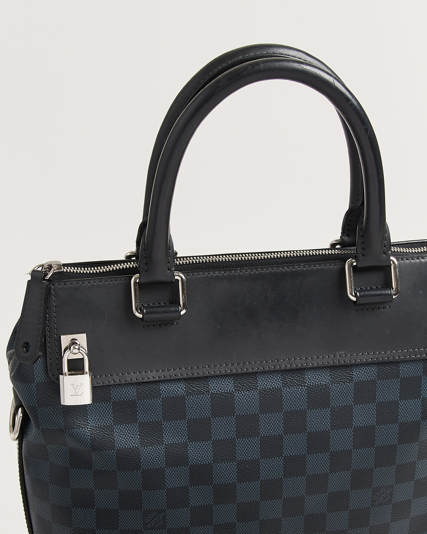 Herr | Pre-Owned & Vintage Bags | Louis Vuitton Pre-Owned | Greenwich Tote Bag Damier Cobalt