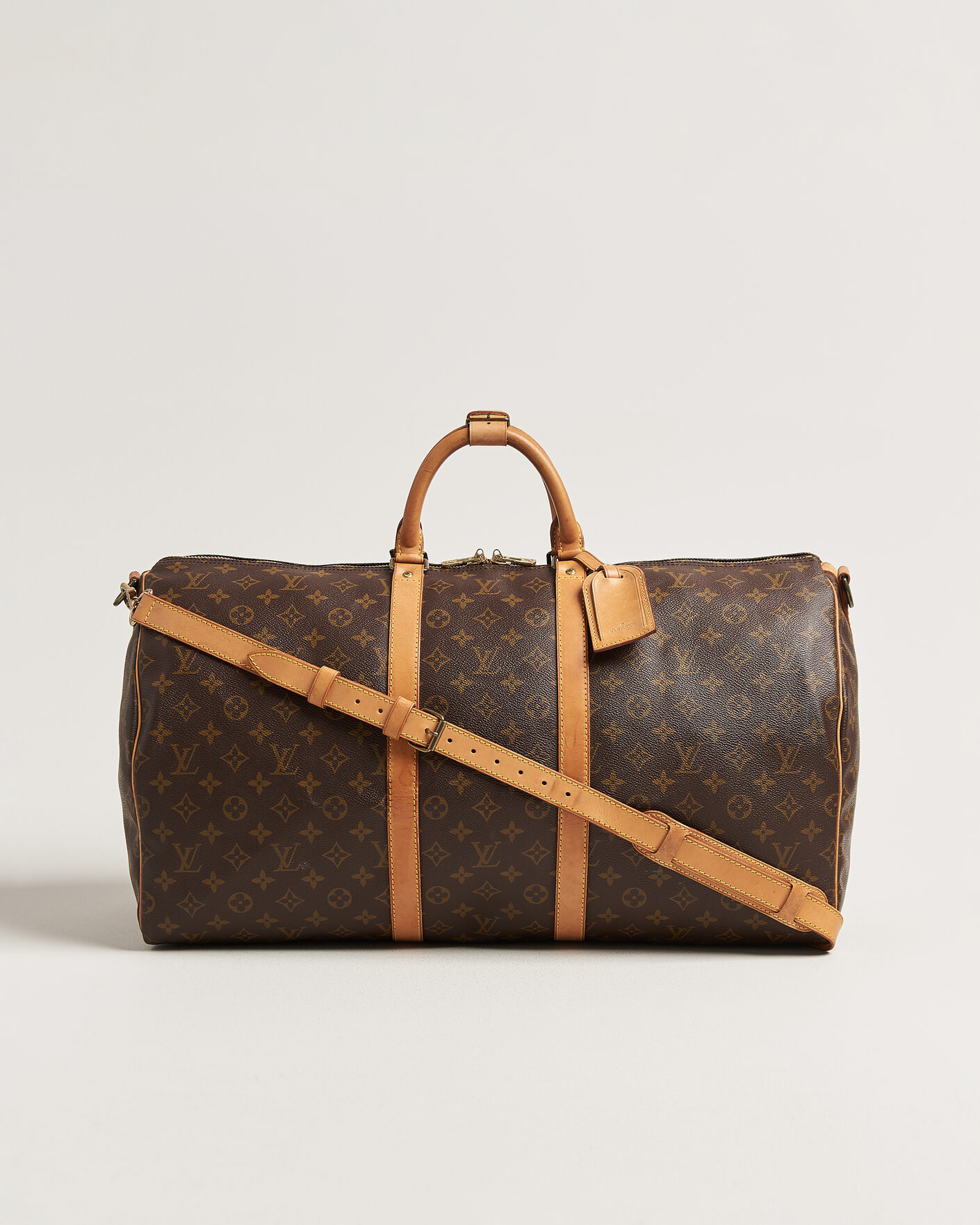 Herr | Pre-Owned & Vintage Bags | Louis Vuitton Pre-Owned | Keepall Bandouliére 55 Monogram