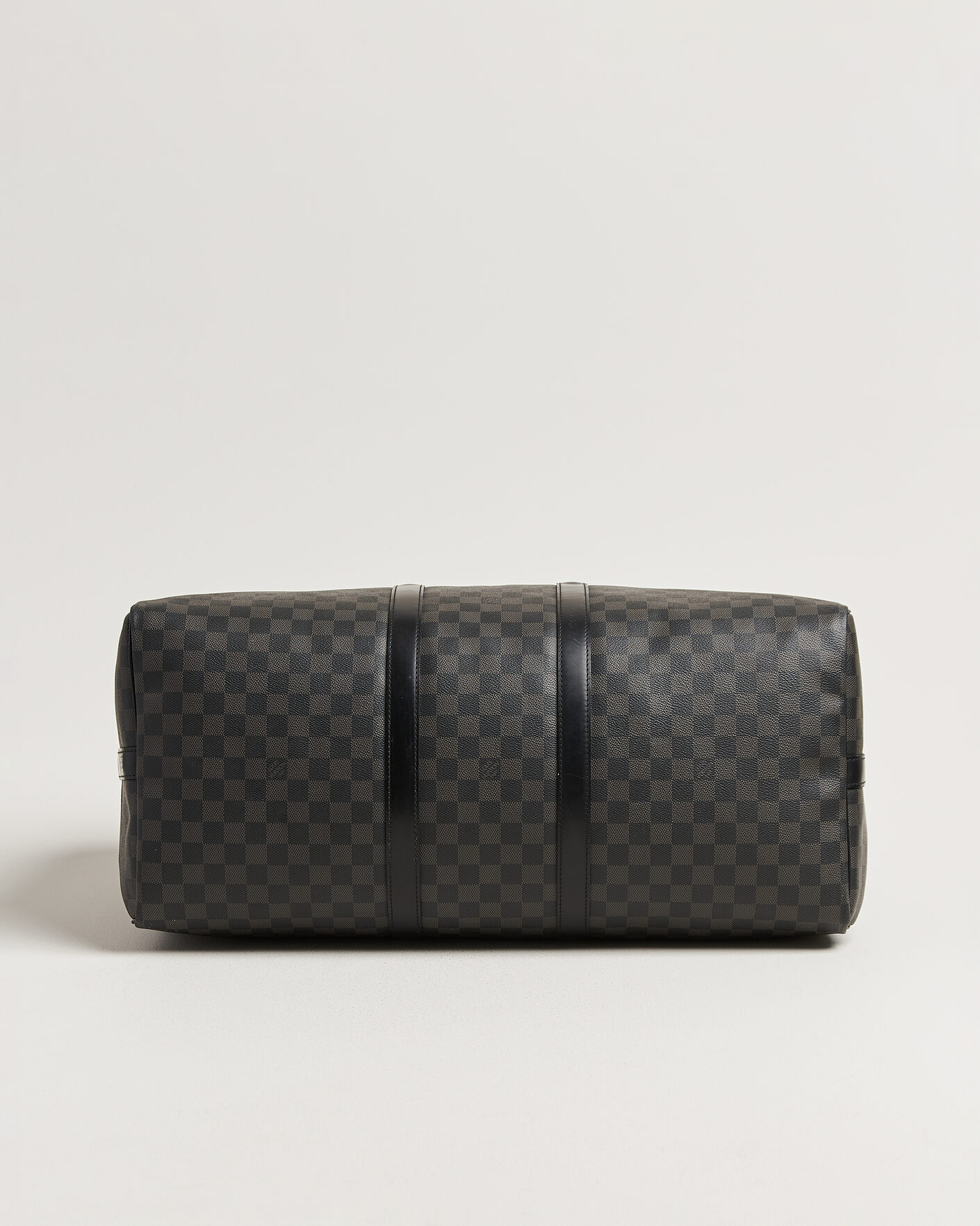 Herr | Pre-Owned & Vintage Bags | Louis Vuitton Pre-Owned | Keepall Bandouliére 55 Damier Graphite