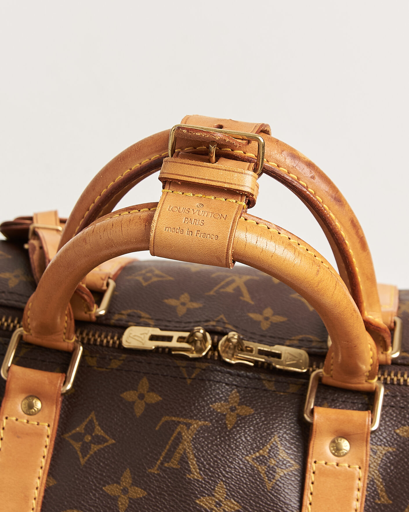 Herr | Pre-Owned & Vintage Bags | Louis Vuitton Pre-Owned | Keepall Bandouliére 55 Monogram