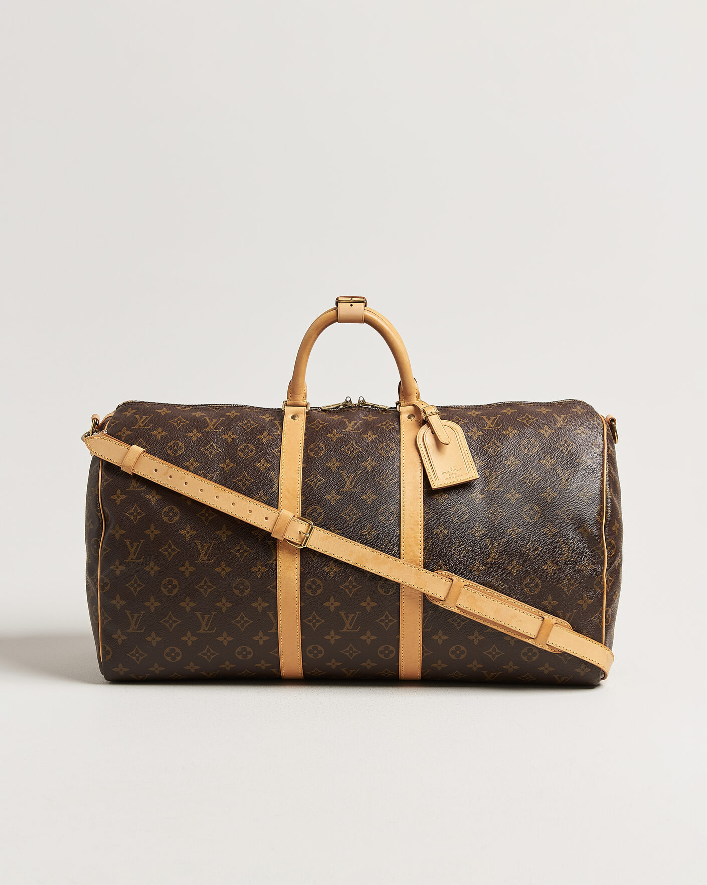 Herr | Pre-Owned & Vintage Bags | Louis Vuitton Pre-Owned | Keepall Bandouliére 55 Monogram