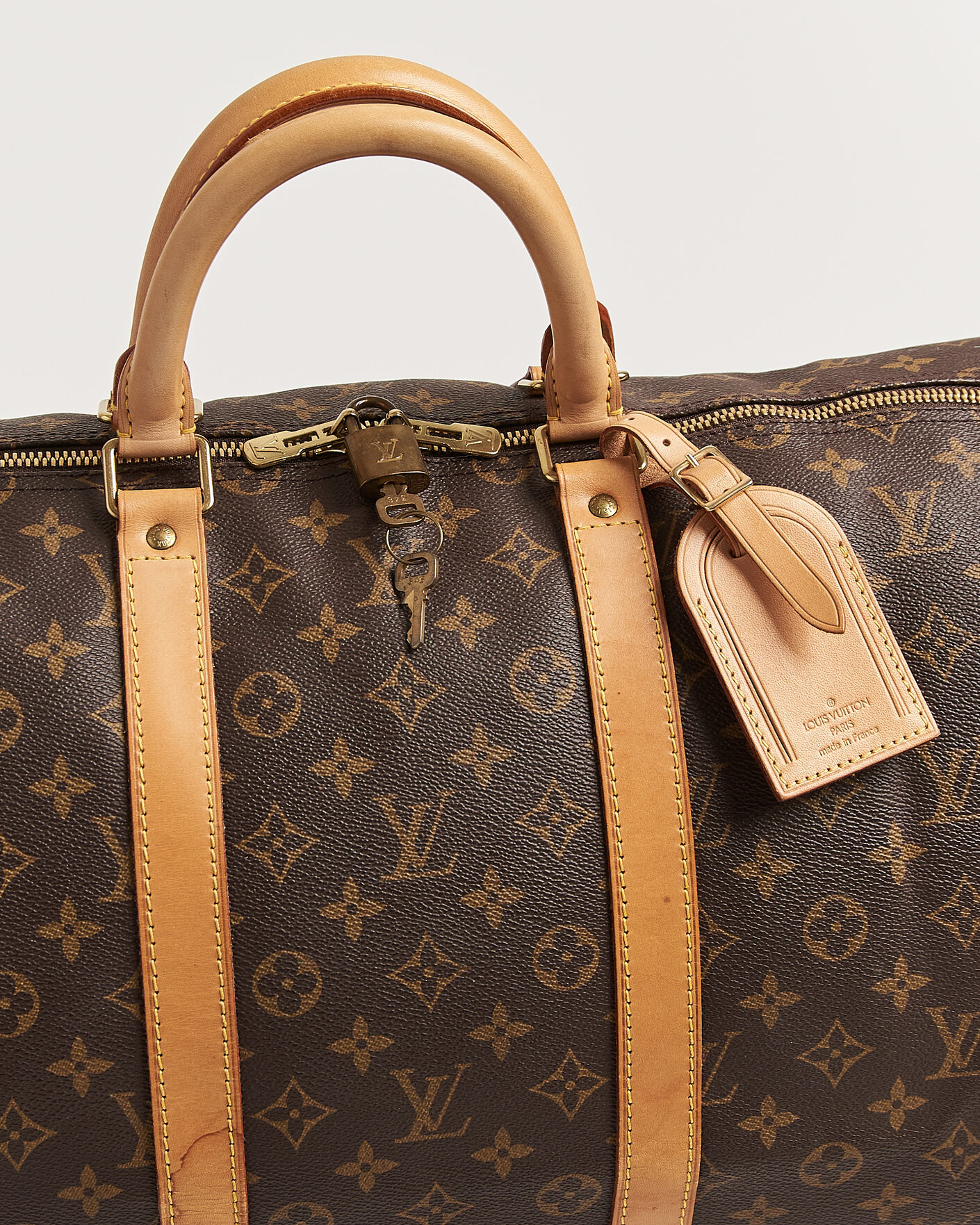 Herr | Pre-Owned & Vintage Bags | Louis Vuitton Pre-Owned | Keepall Bandouliére 55 Monogram