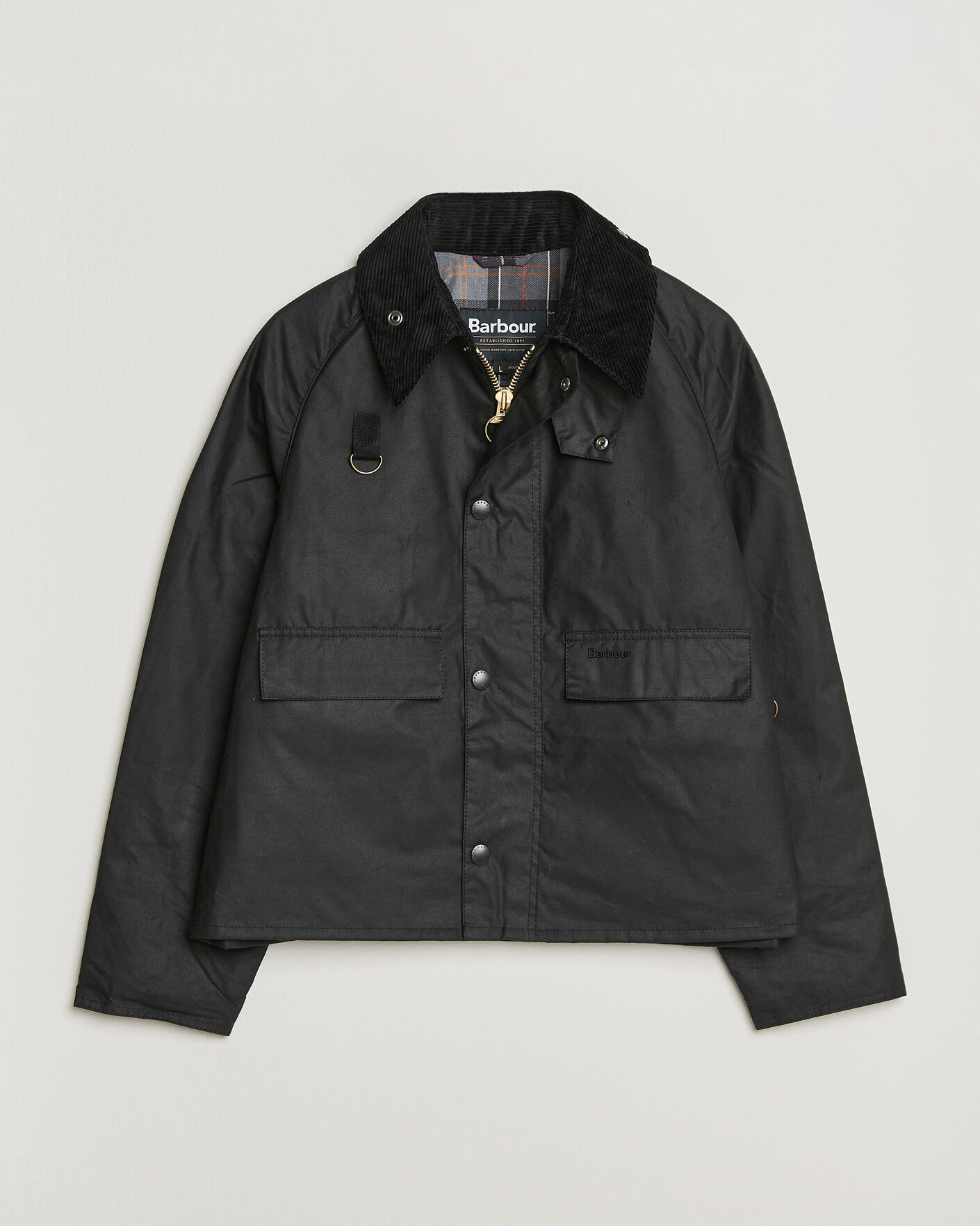 Herr | Jackor | Barbour Heritage | Spey Wax Jacket Black