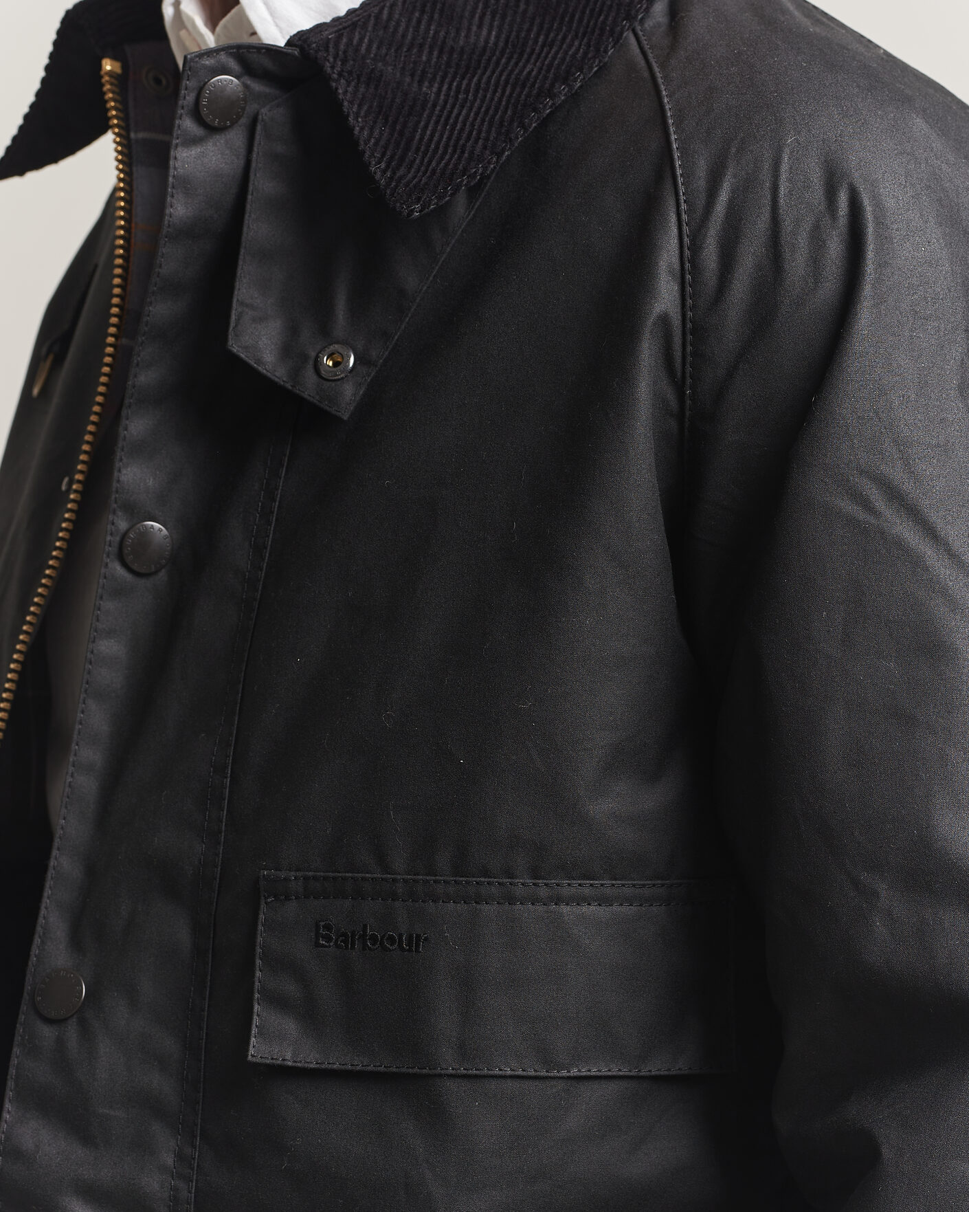 Herr | Jackor | Barbour Heritage | Spey Wax Jacket Black