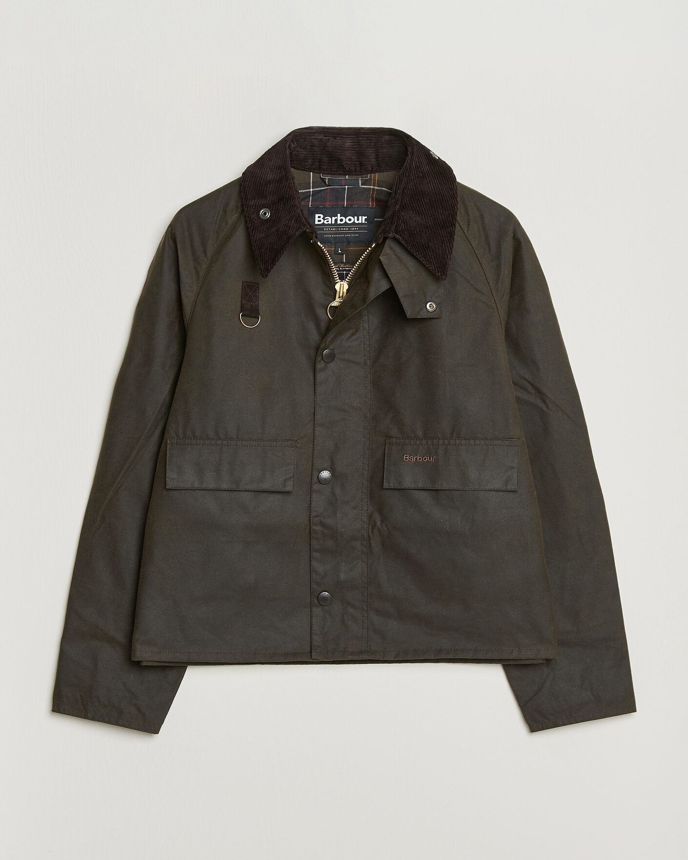 Herr | Jackor | Barbour Heritage | Spey Wax Jacket Olive