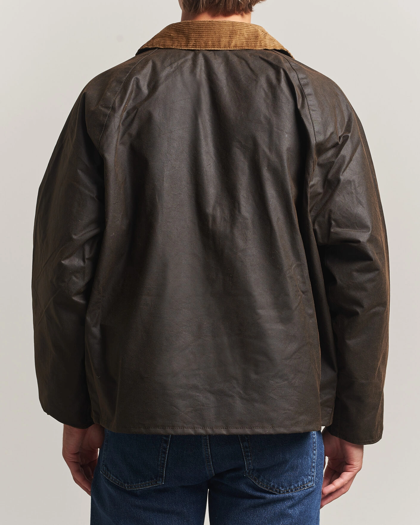 Herr | Jackor | Barbour Heritage | Four Pocket Transport Wax Jacket Dark Brown