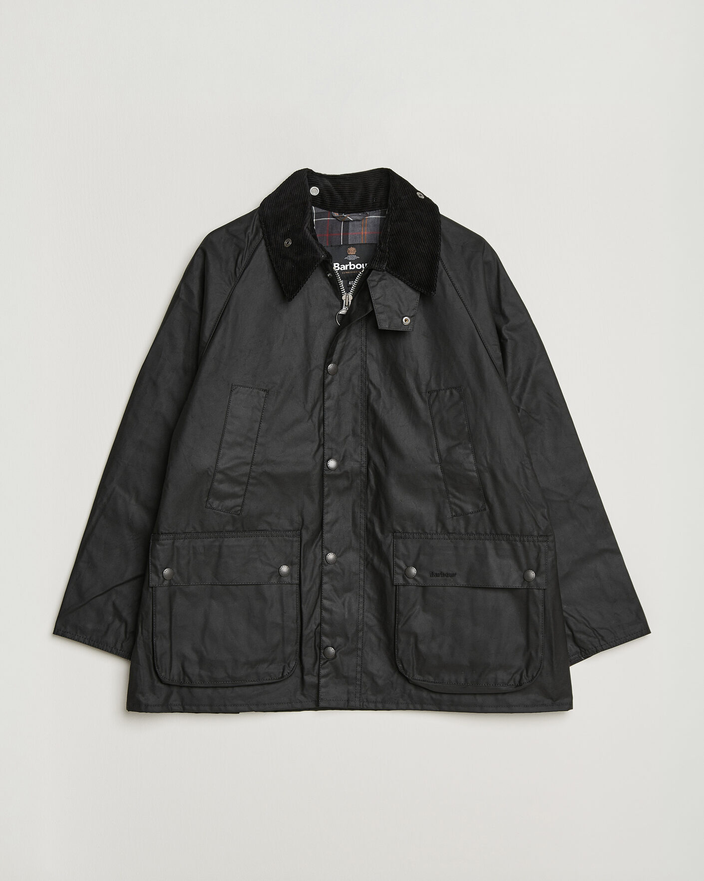Herr | Jackor | Barbour Heritage | Oversize Bedale Wax Jacket Black
