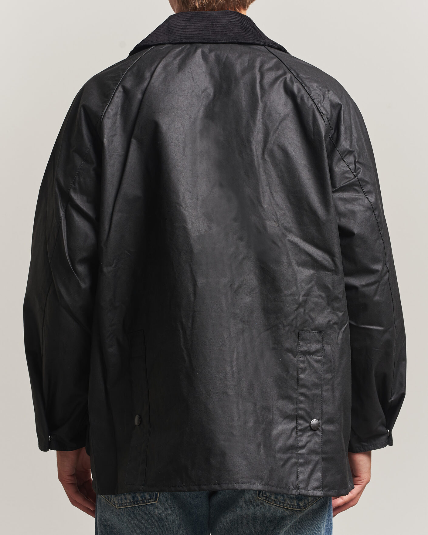 Herr | Jackor | Barbour Heritage | Oversize Bedale Wax Jacket Black