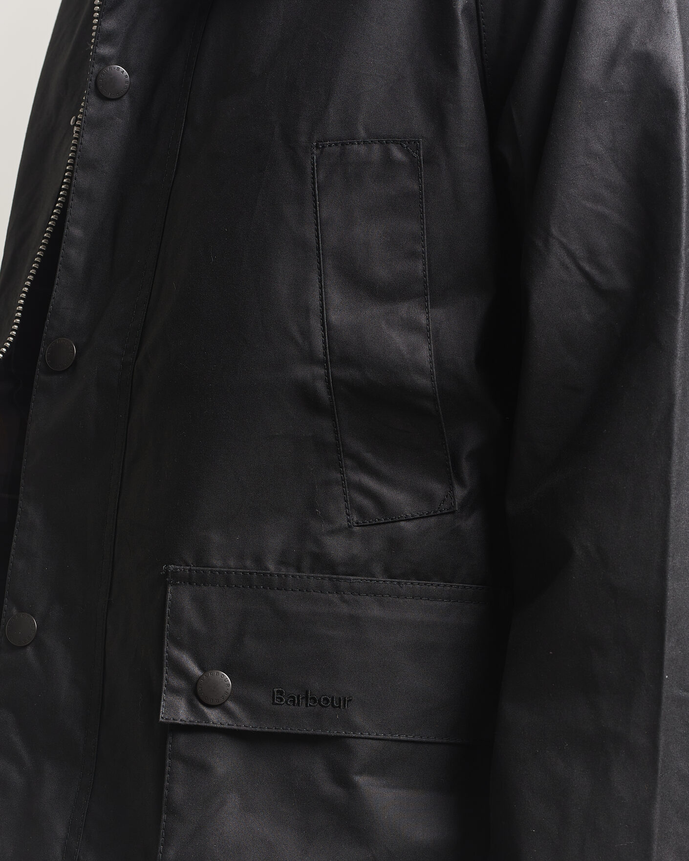 Herr | Jackor | Barbour Heritage | Oversize Bedale Wax Jacket Black