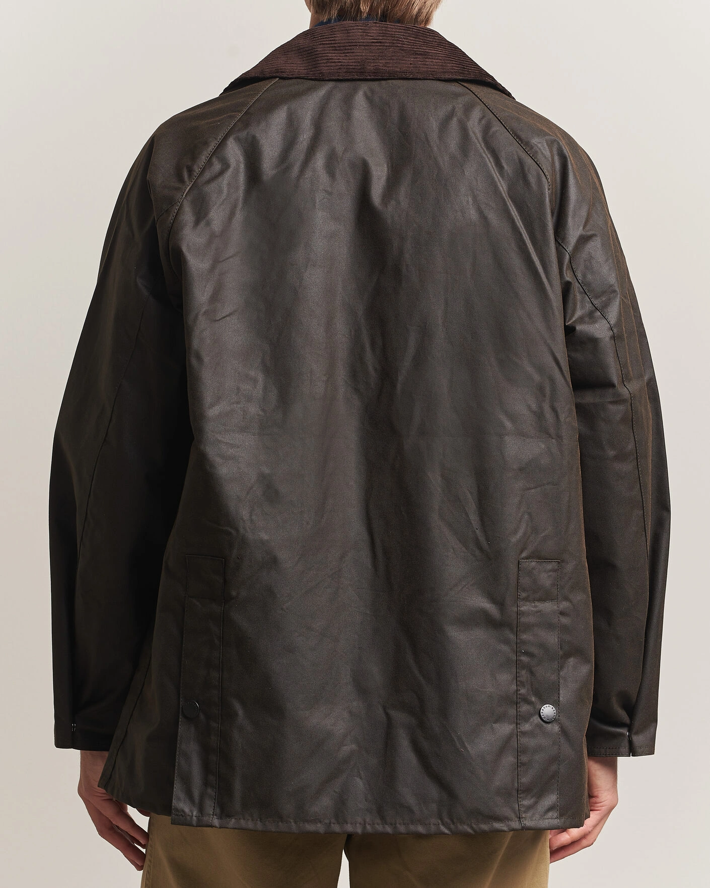 Herr | Jackor | Barbour Heritage | Oversize Bedale Wax Jacket Dark Brown