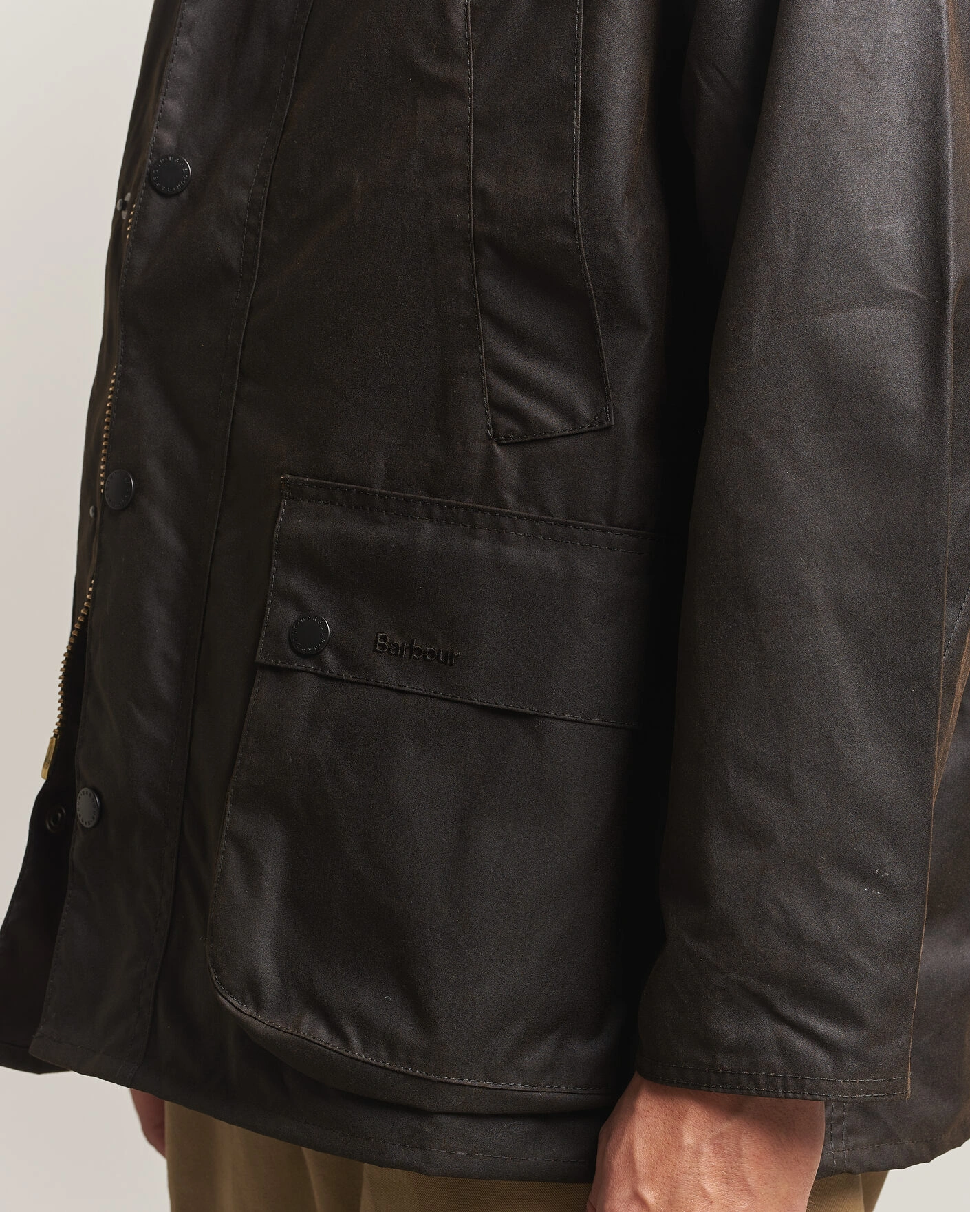 Herr | Jackor | Barbour Heritage | Oversize Bedale Wax Jacket Dark Brown