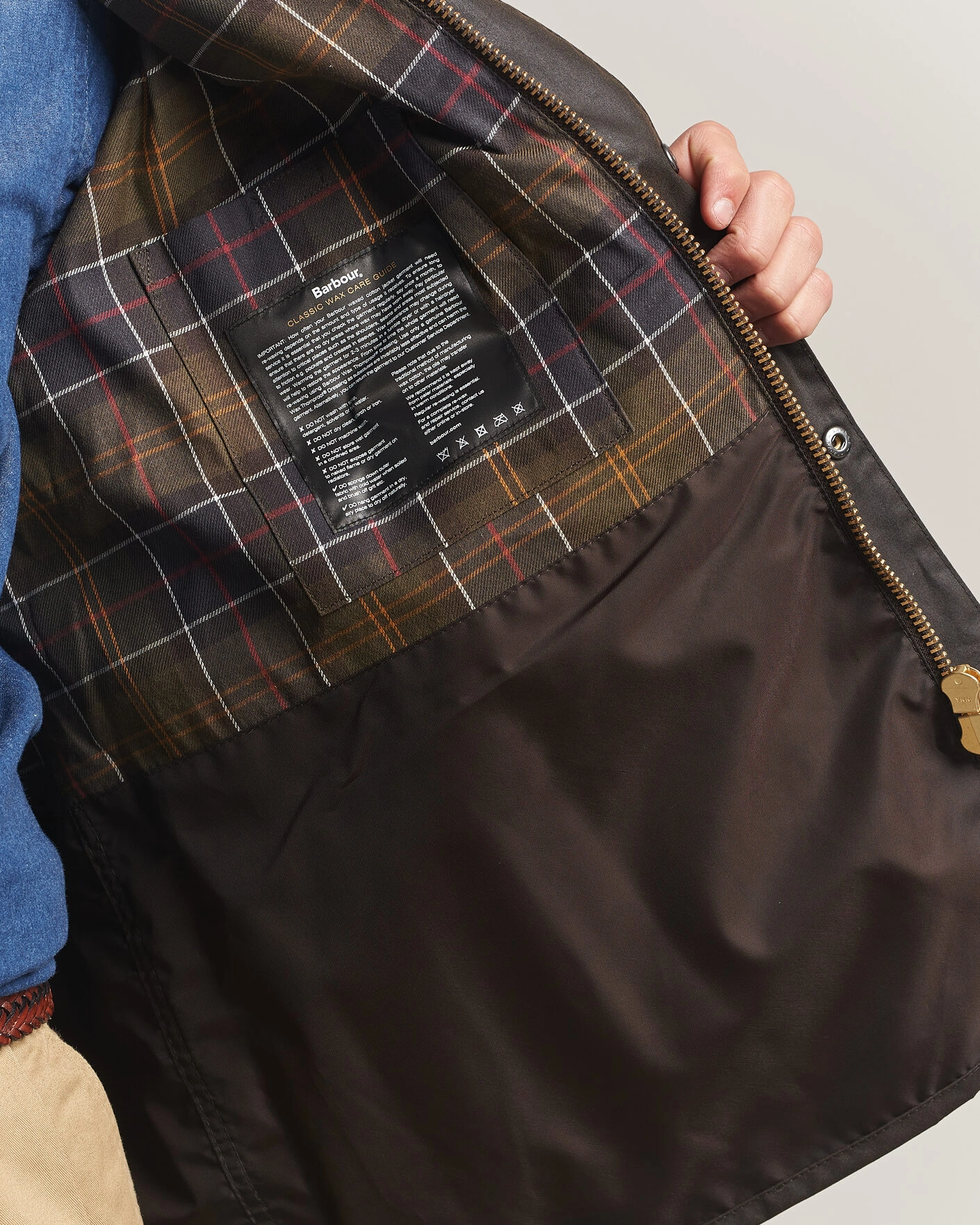 Herr | Jackor | Barbour Heritage | Oversize Bedale Wax Jacket Dark Brown