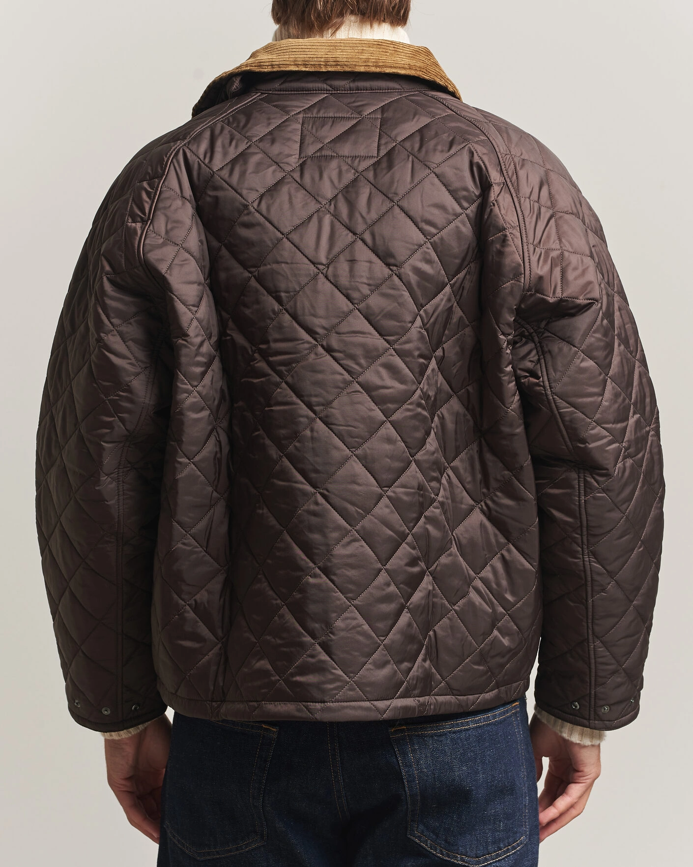 Herr | Jackor | Barbour Heritage | Oversize Transport Quilted Jacket Dark Brown