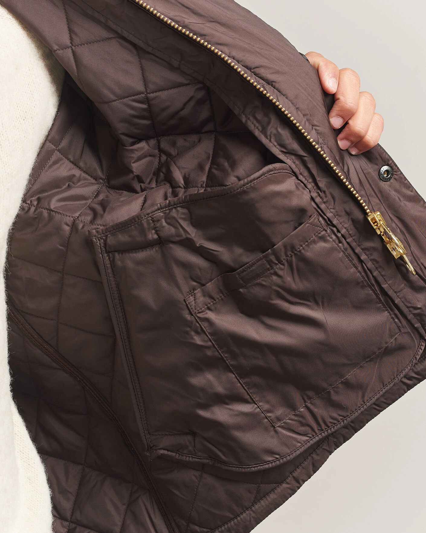 Herr | Jackor | Barbour Heritage | Oversize Transport Quilted Jacket Dark Brown