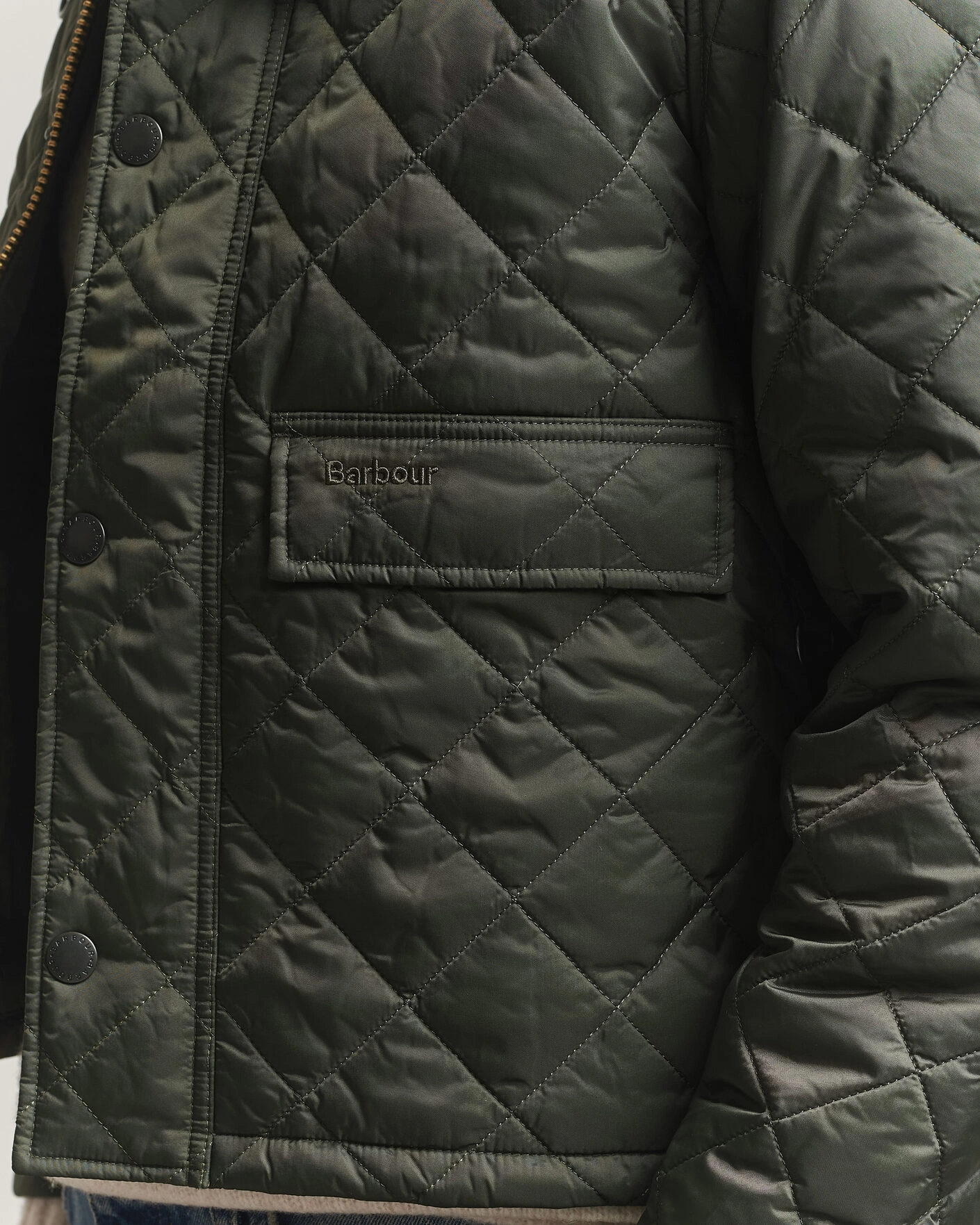 Herr | Jackor | Barbour Heritage | Spey Quilted Jacket Sage