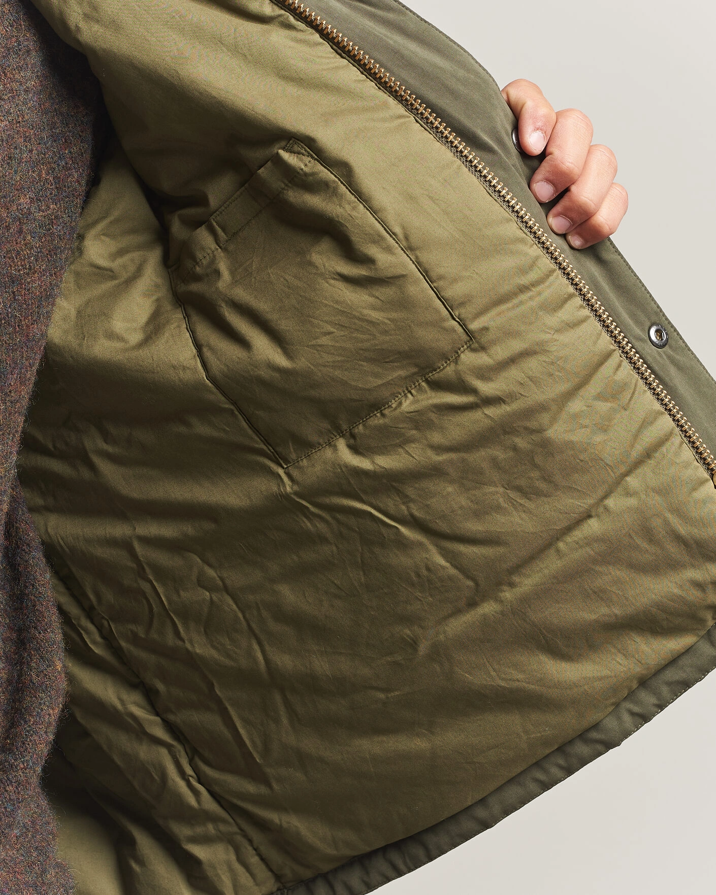Herr | Jackor | Barbour Heritage | Padded Rollback Transport Jacket Olive