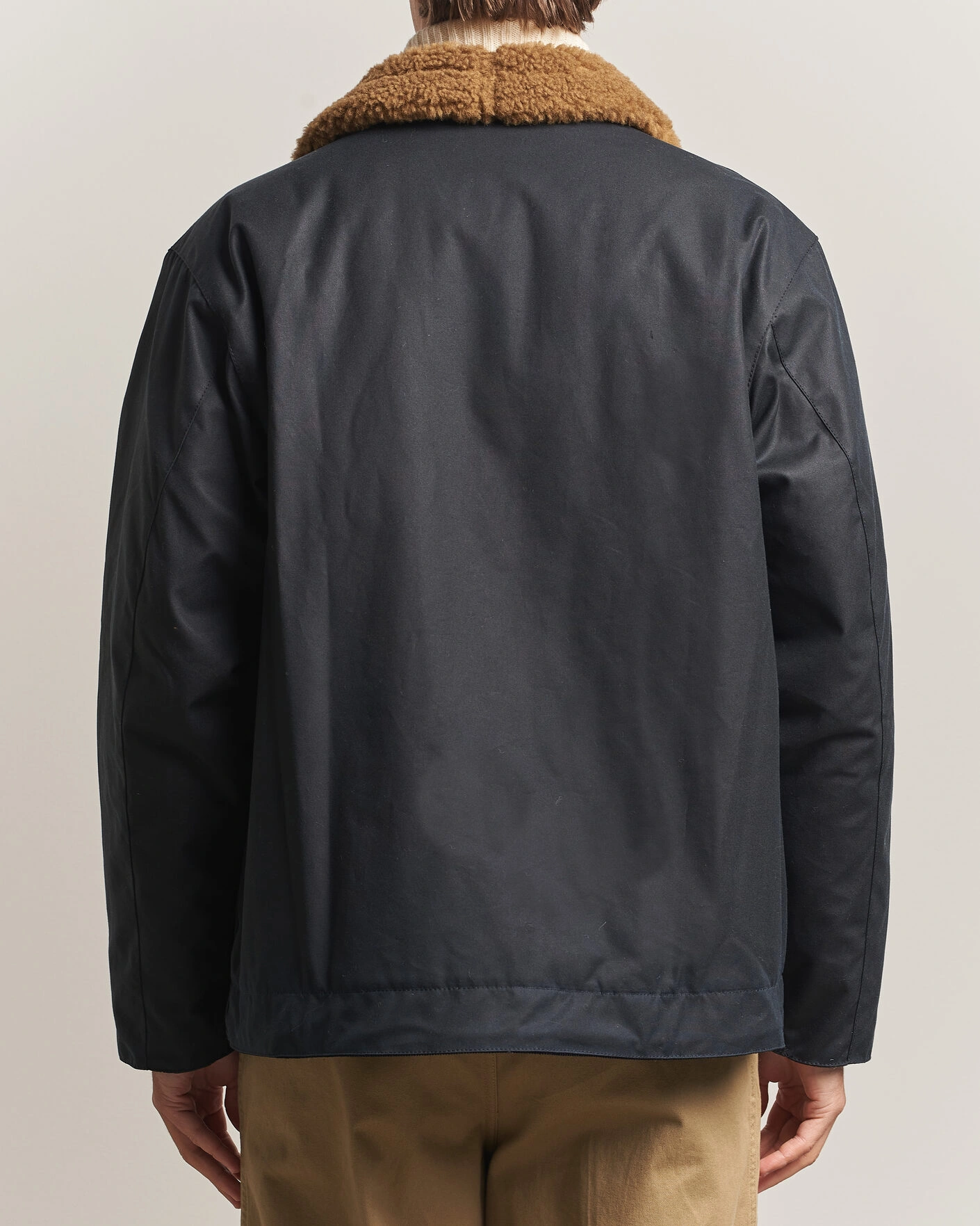 Herr | Jackor | Barbour Heritage | Macklow Wax Jacket Navy