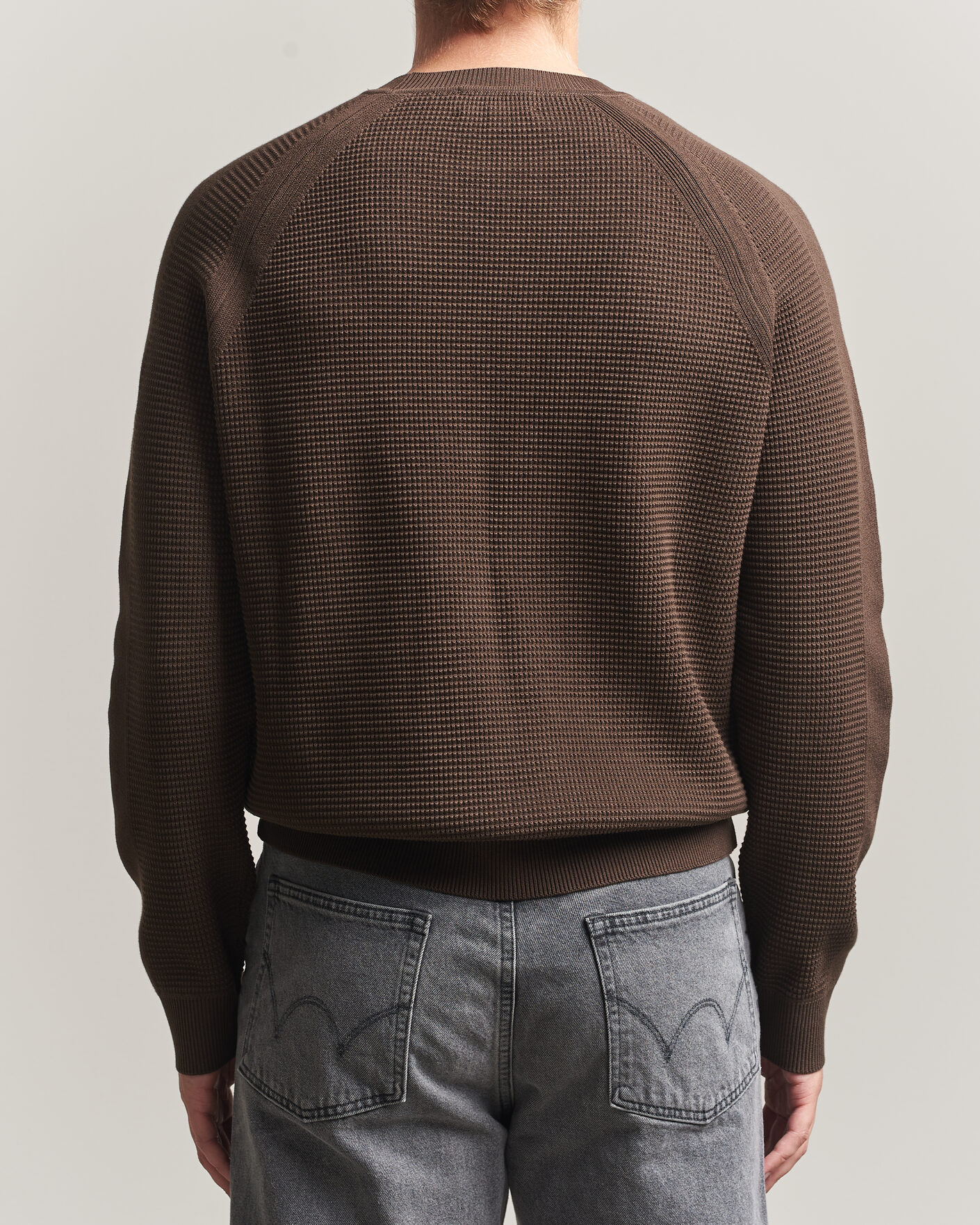 Herr | Tröjor | Belstaff | Bradwell Cotton Knitted Crew Neck Army Olive