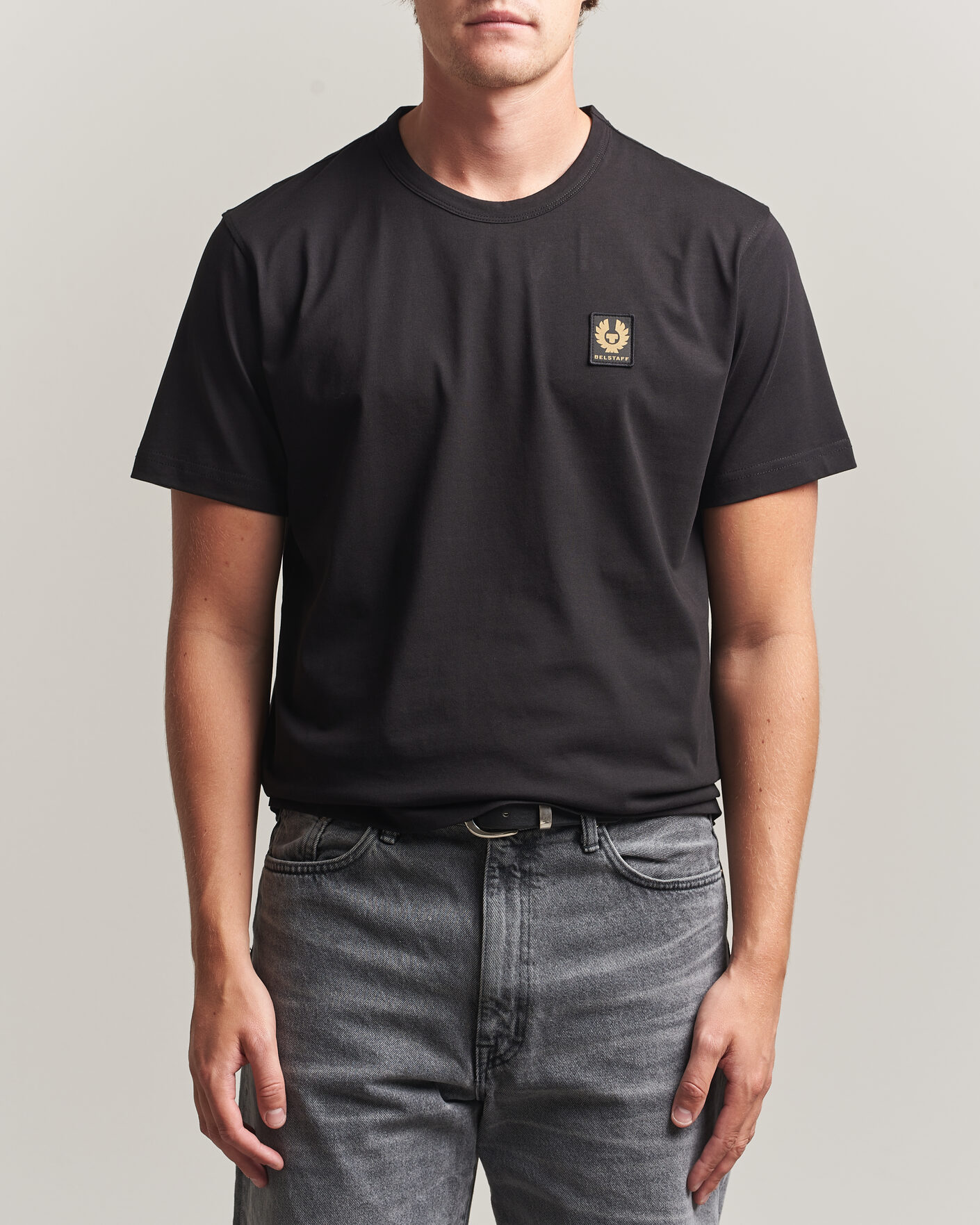 Herr | T-Shirts | Belstaff | Signature Crew Neck T-Shirt Black