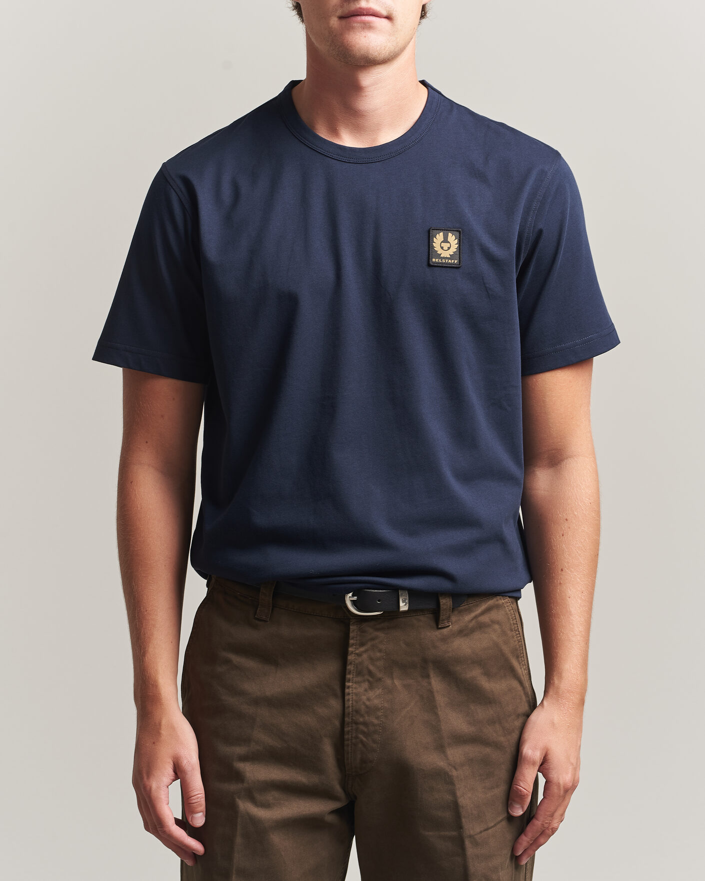Herr | T-Shirts | Belstaff | Signature Crew Neck T-Shirt Dark Ink
