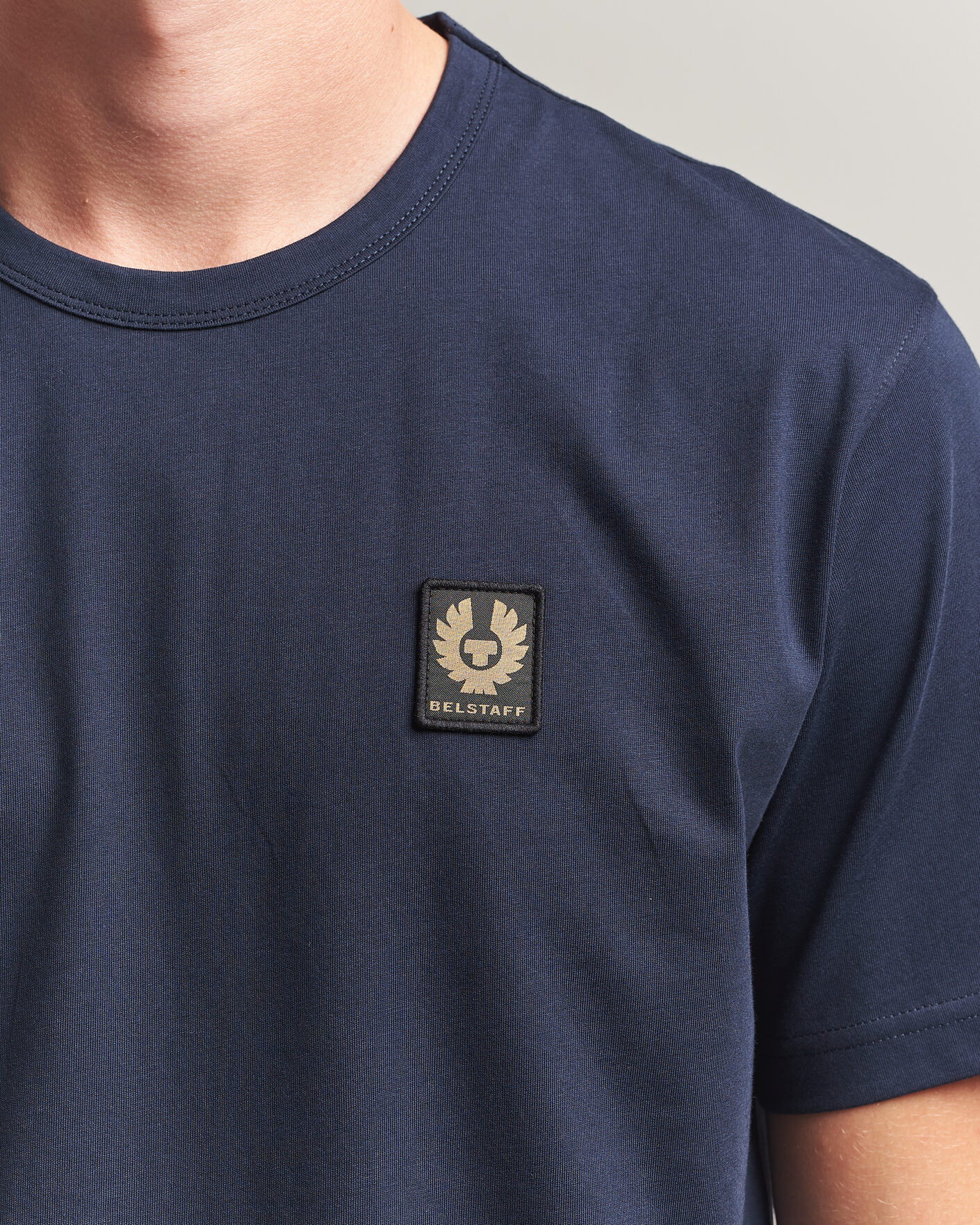 Herr | T-Shirts | Belstaff | Signature Crew Neck T-Shirt Dark Ink