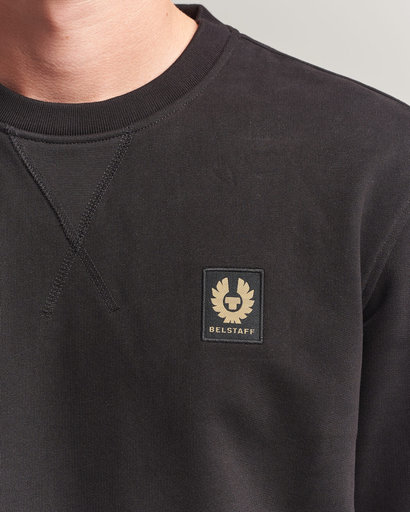 Herr | Tröjor | Belstaff | Signature Crew Neck Sweatshirt Black
