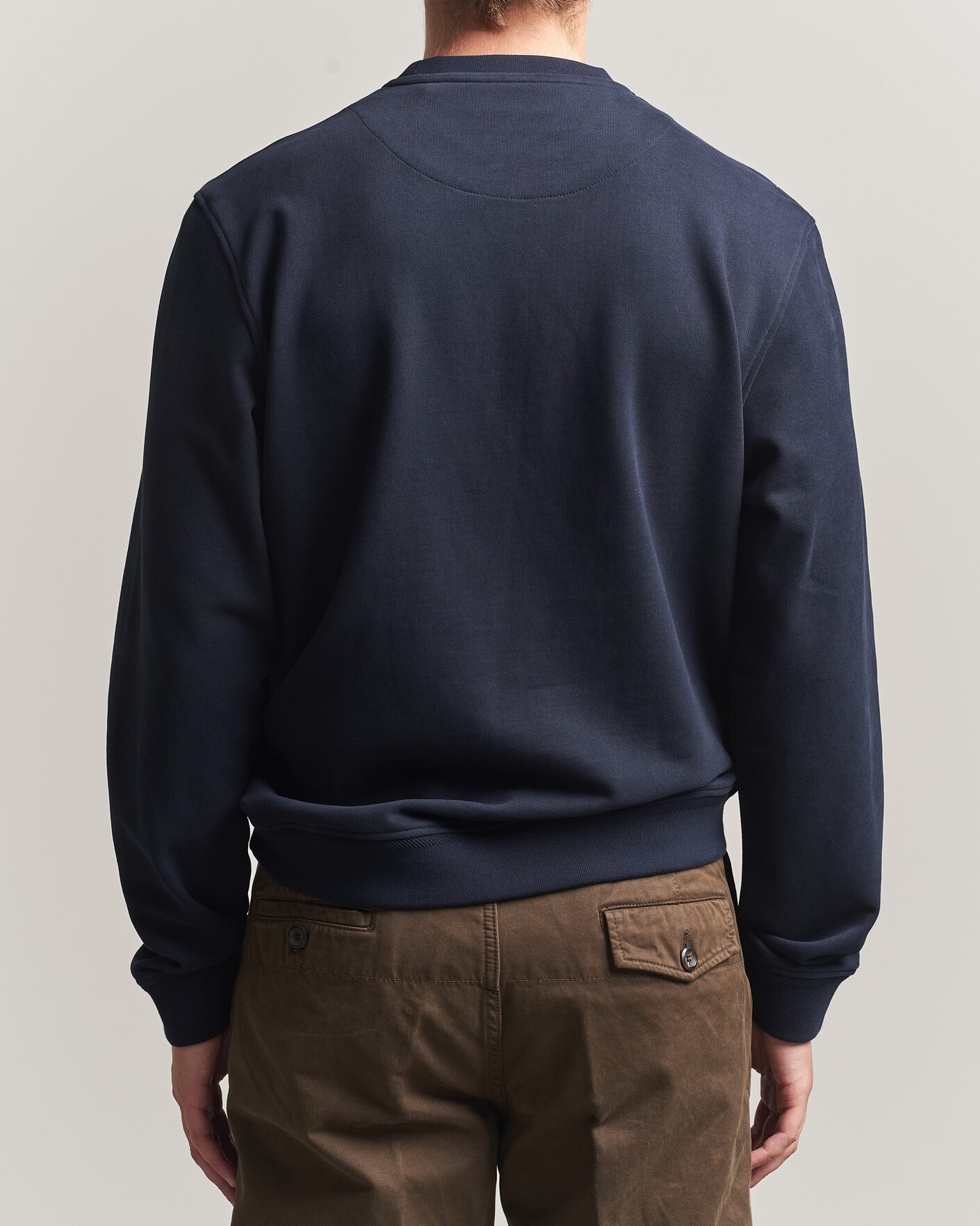 Herr | Tröjor | Belstaff | Signature Crew Neck Sweatshirt Dark Ink