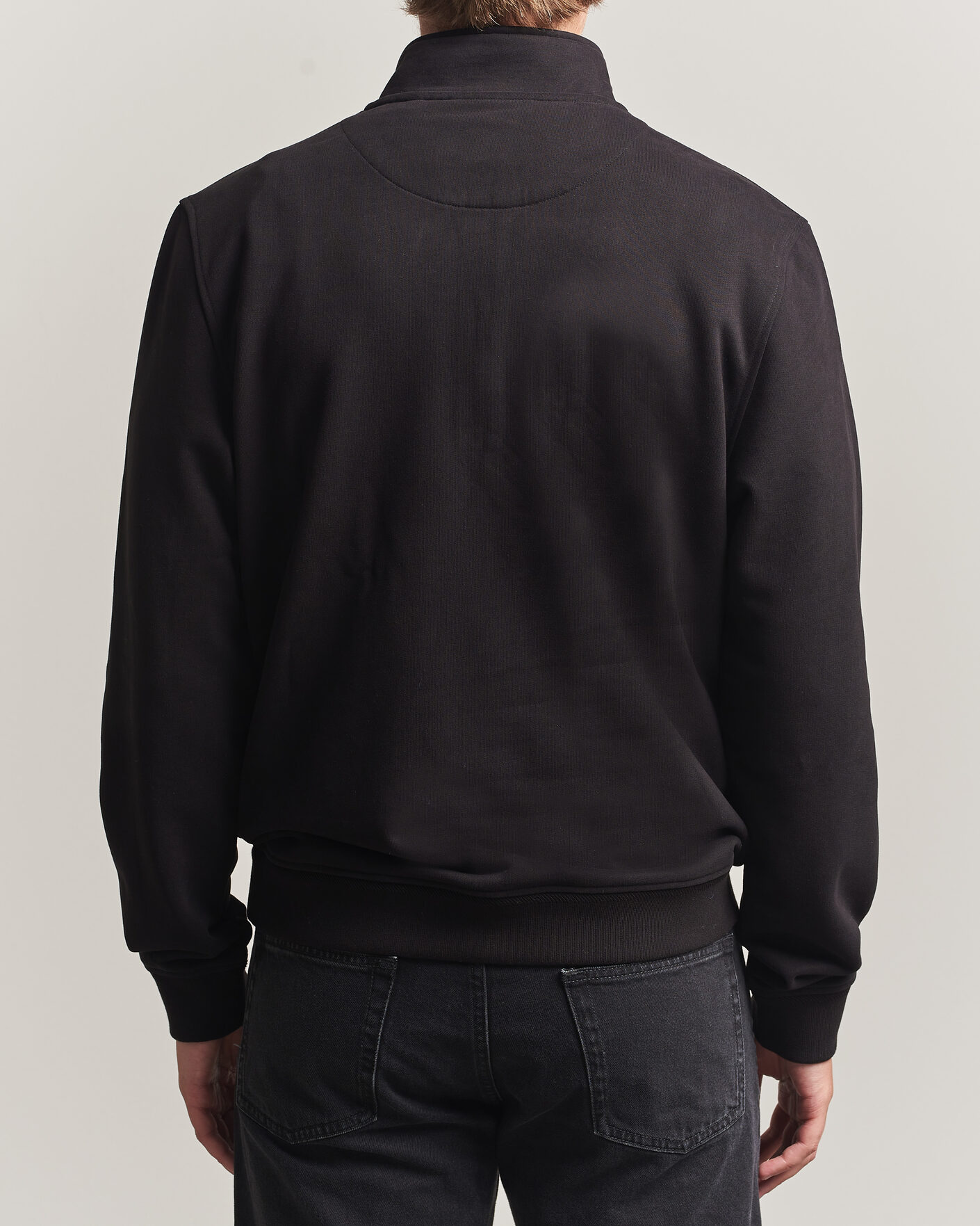 Herr | Tröjor | Belstaff | Signature Half Zip Sweatshirt Black
