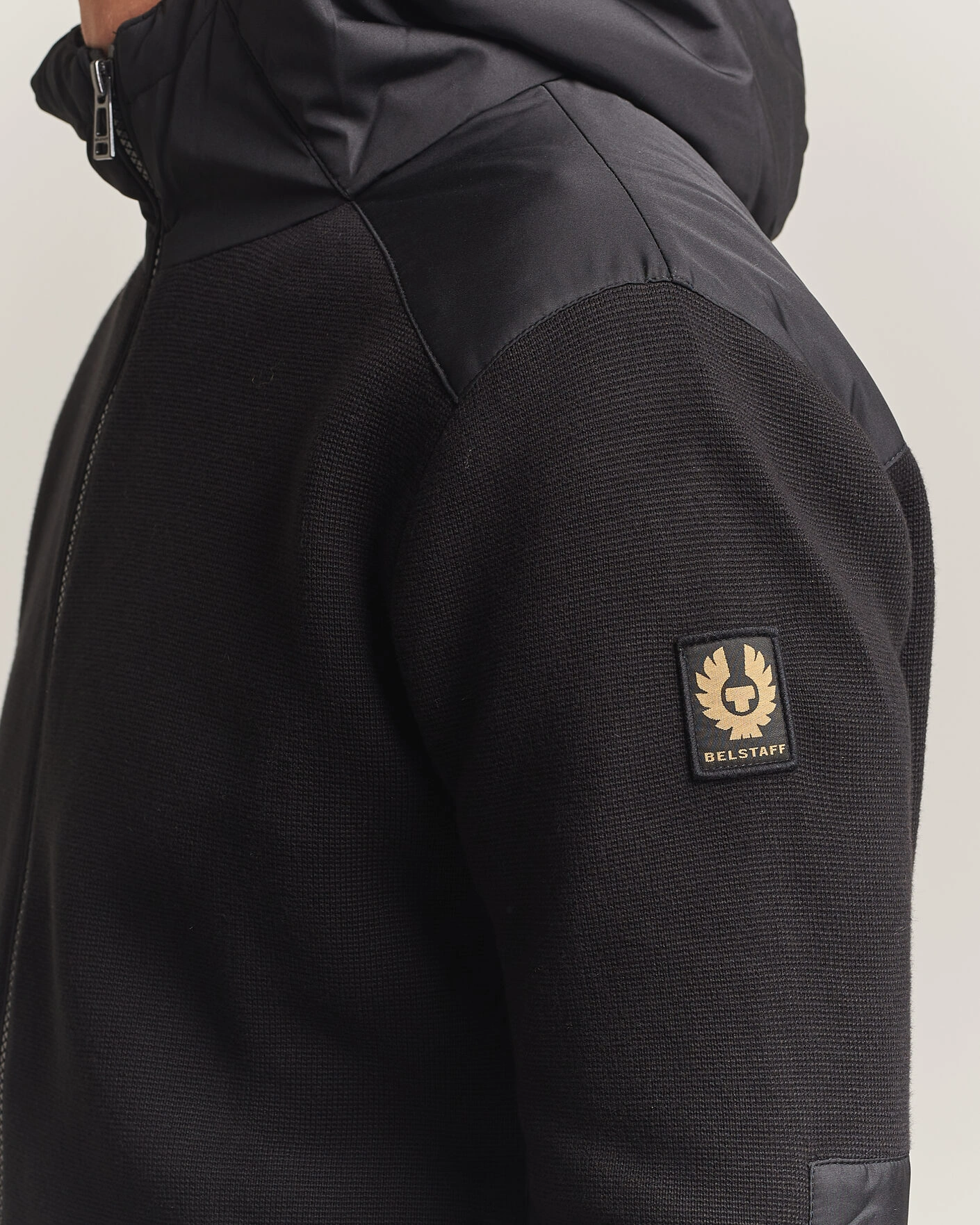 Herr | Jackor | Belstaff | Console Hooded Hybrid Jacket Black
