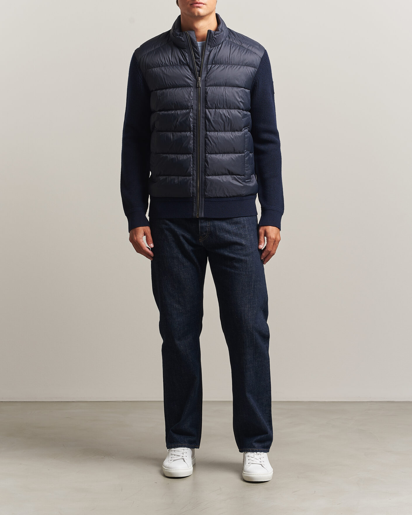 Herr | Jackor | Belstaff | Compound Hybrid Jacket Dark Ink
